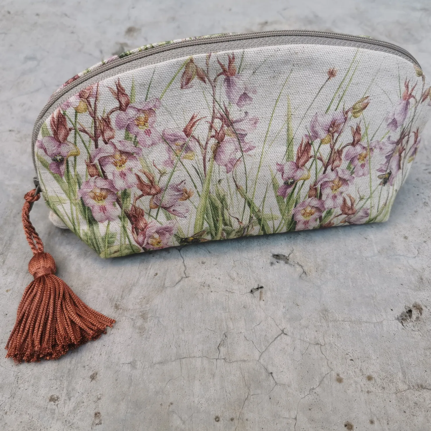 Field of Orchids Clutch Bag