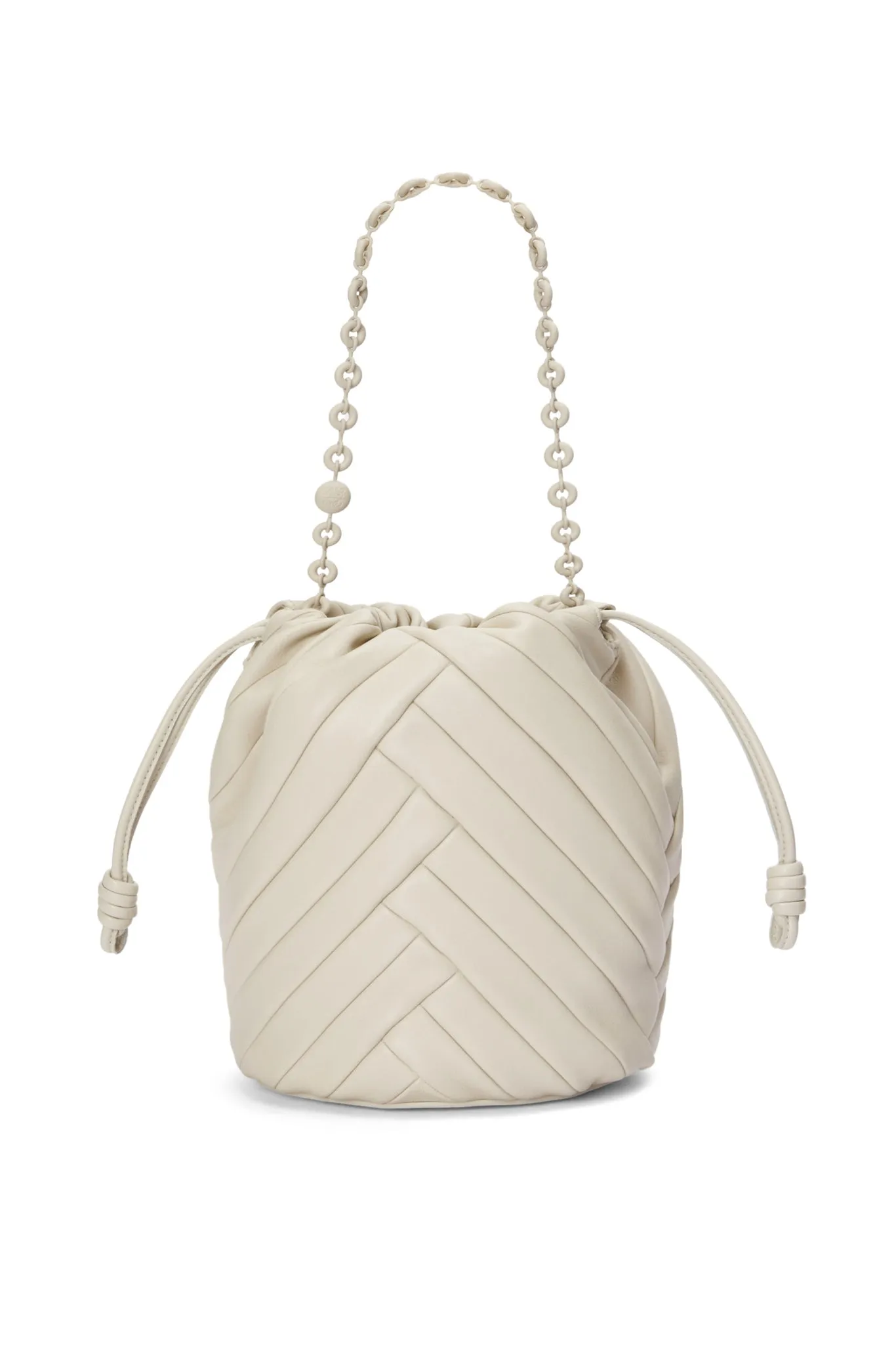 Flamenco Purse Bucket Bag In Mellow Nappa Lambskin