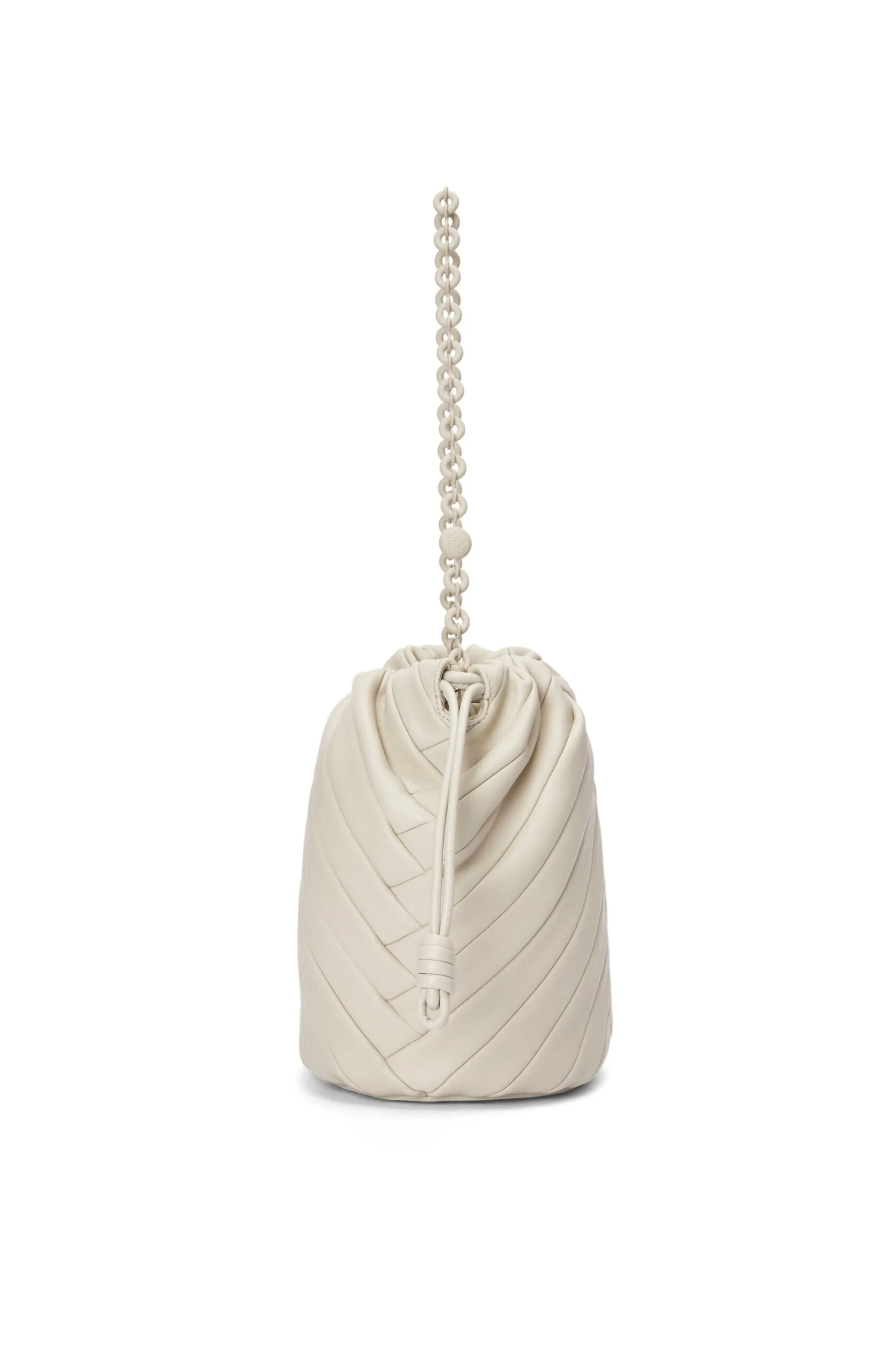 Flamenco Purse Bucket Bag In Mellow Nappa Lambskin