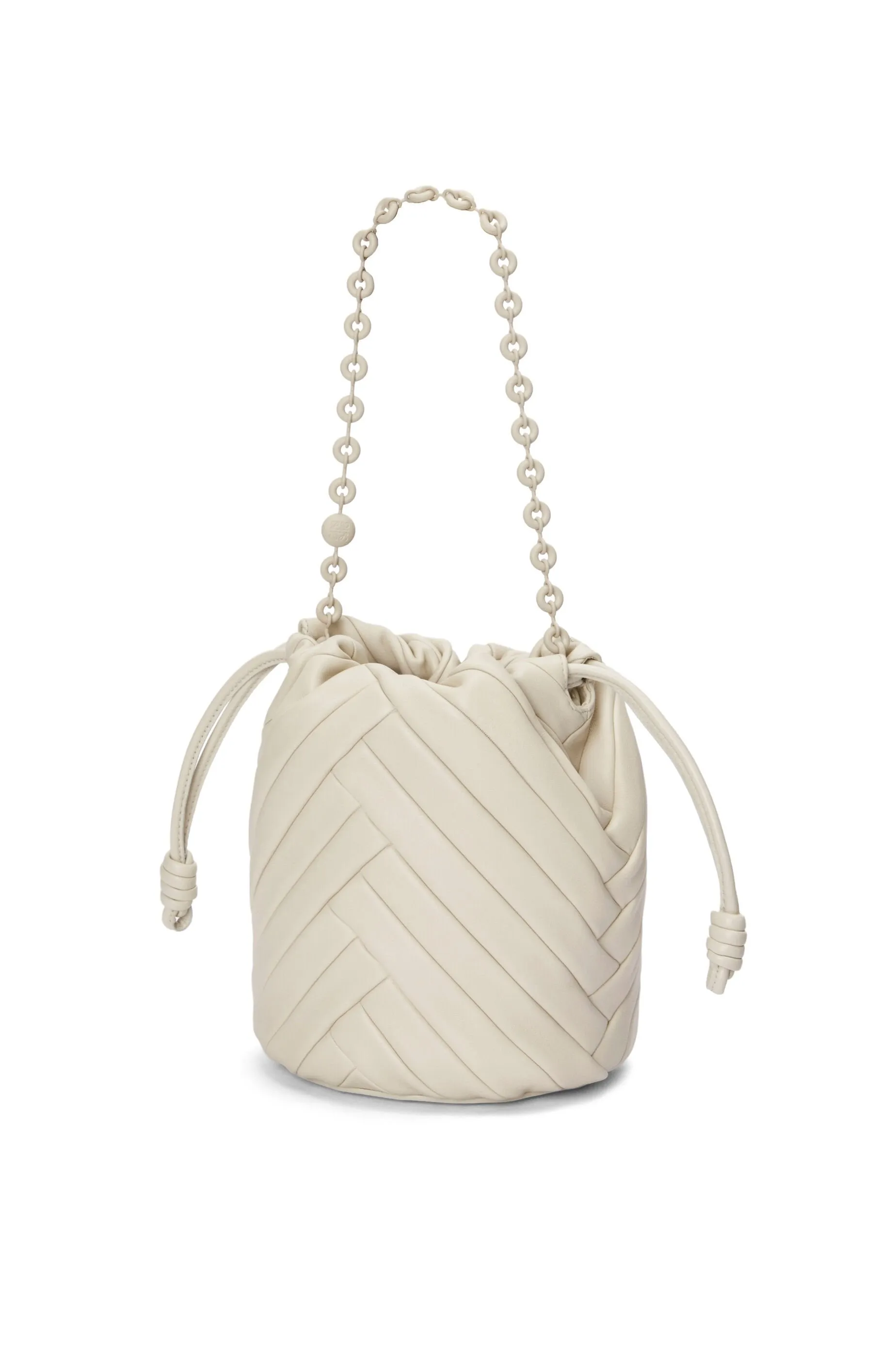 Flamenco Purse Bucket Bag In Mellow Nappa Lambskin