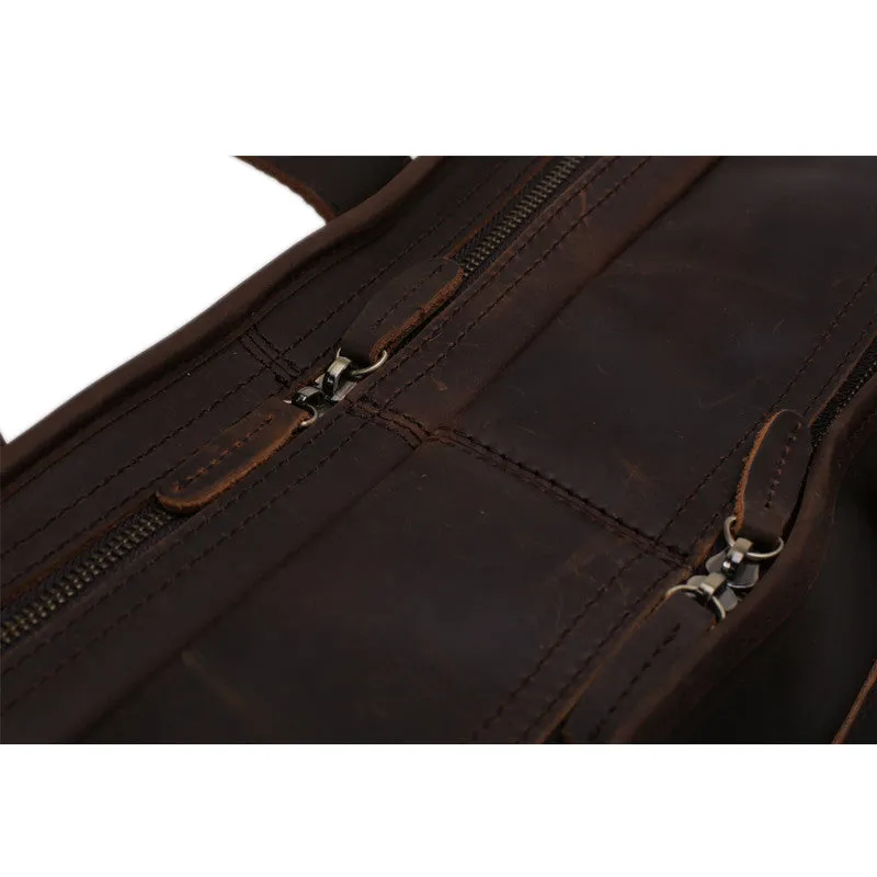 Flash Sale Full Grain Leather Briefcase, Messenger Bag, Leather Laptop Bag
