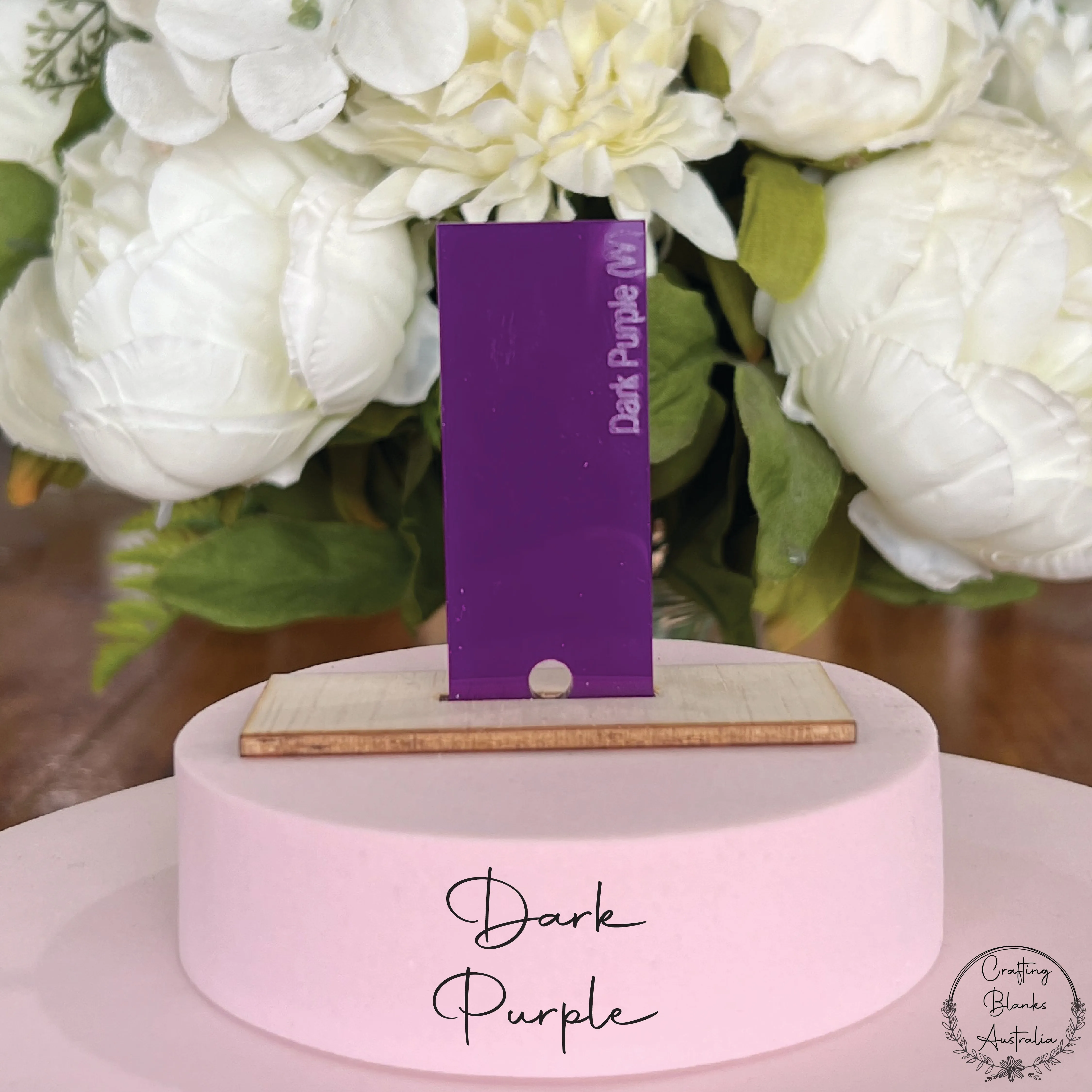 Flower • Arch Blank Tag • 30mm x 60mm