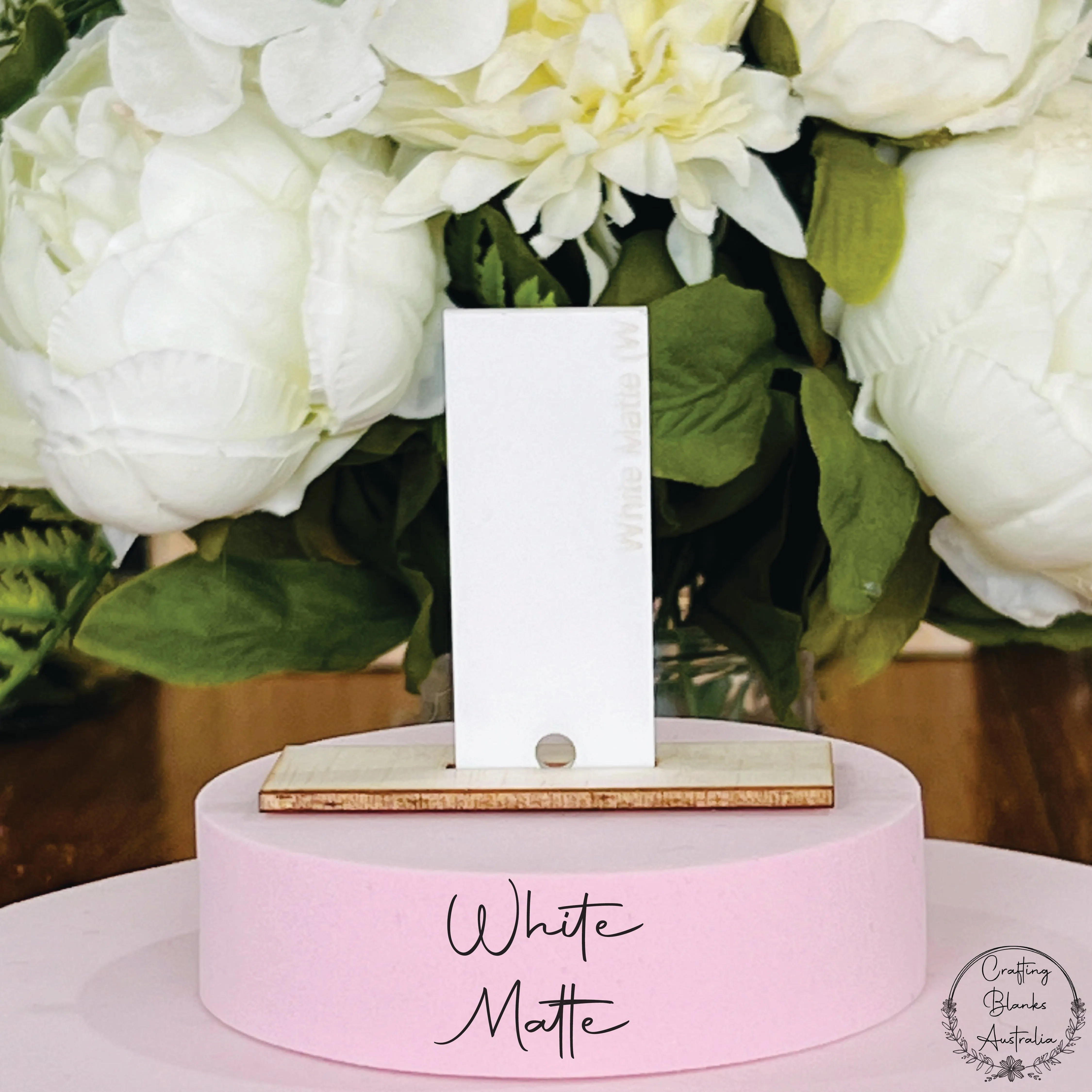 Flower • Arch Blank Tag • 30mm x 60mm