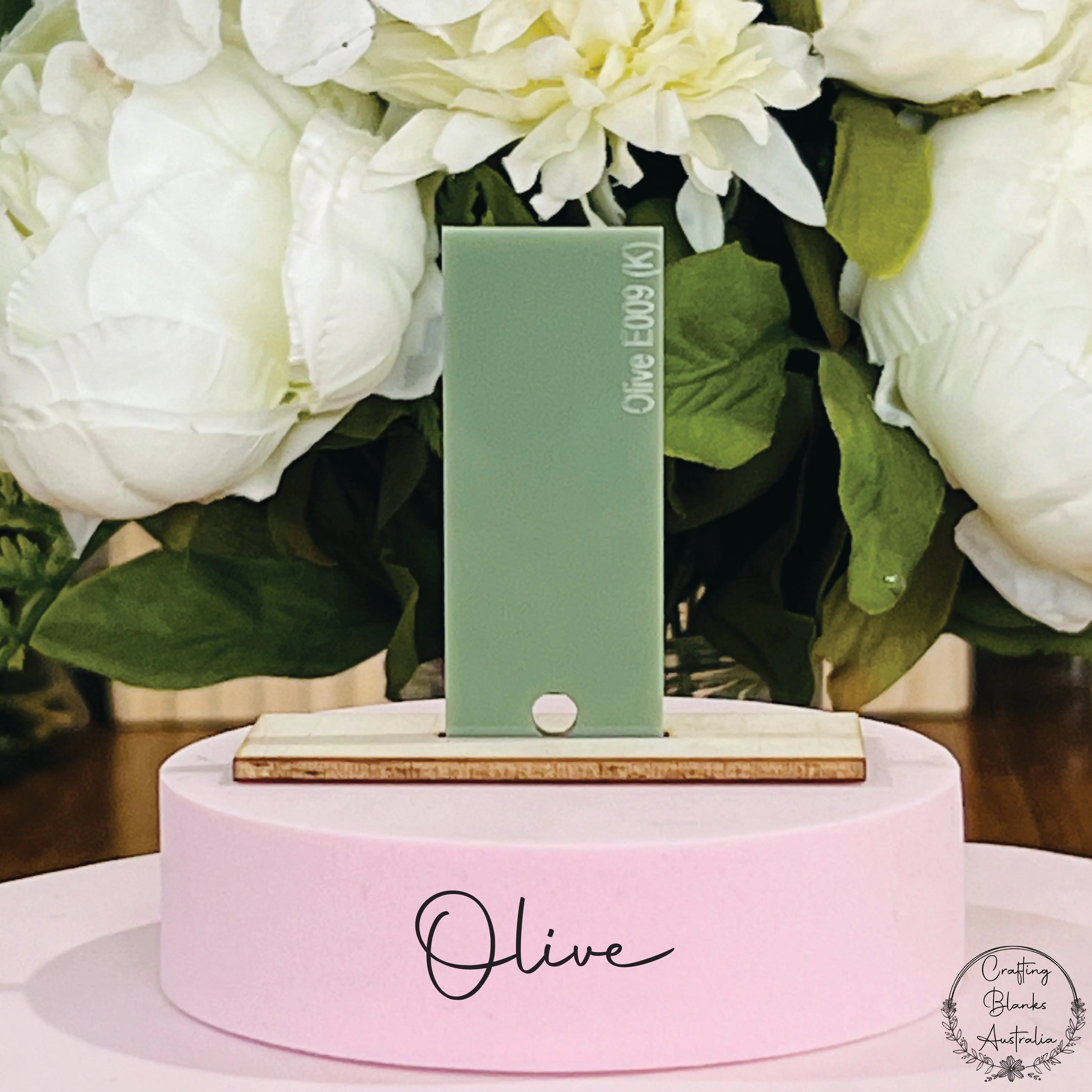 Flower • Arch Blank Tag • 30mm x 60mm