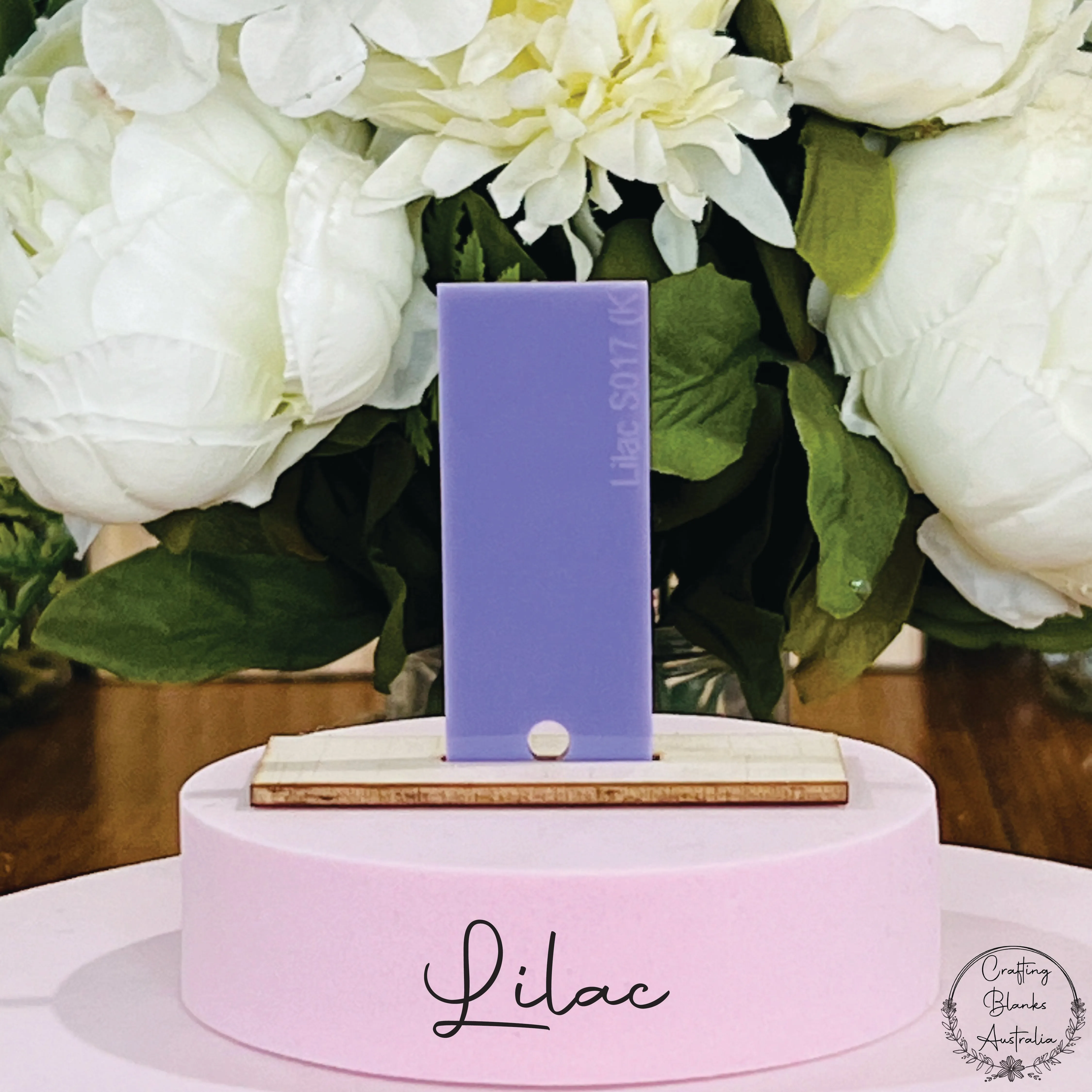 Flower • Arch Blank Tag • 30mm x 60mm