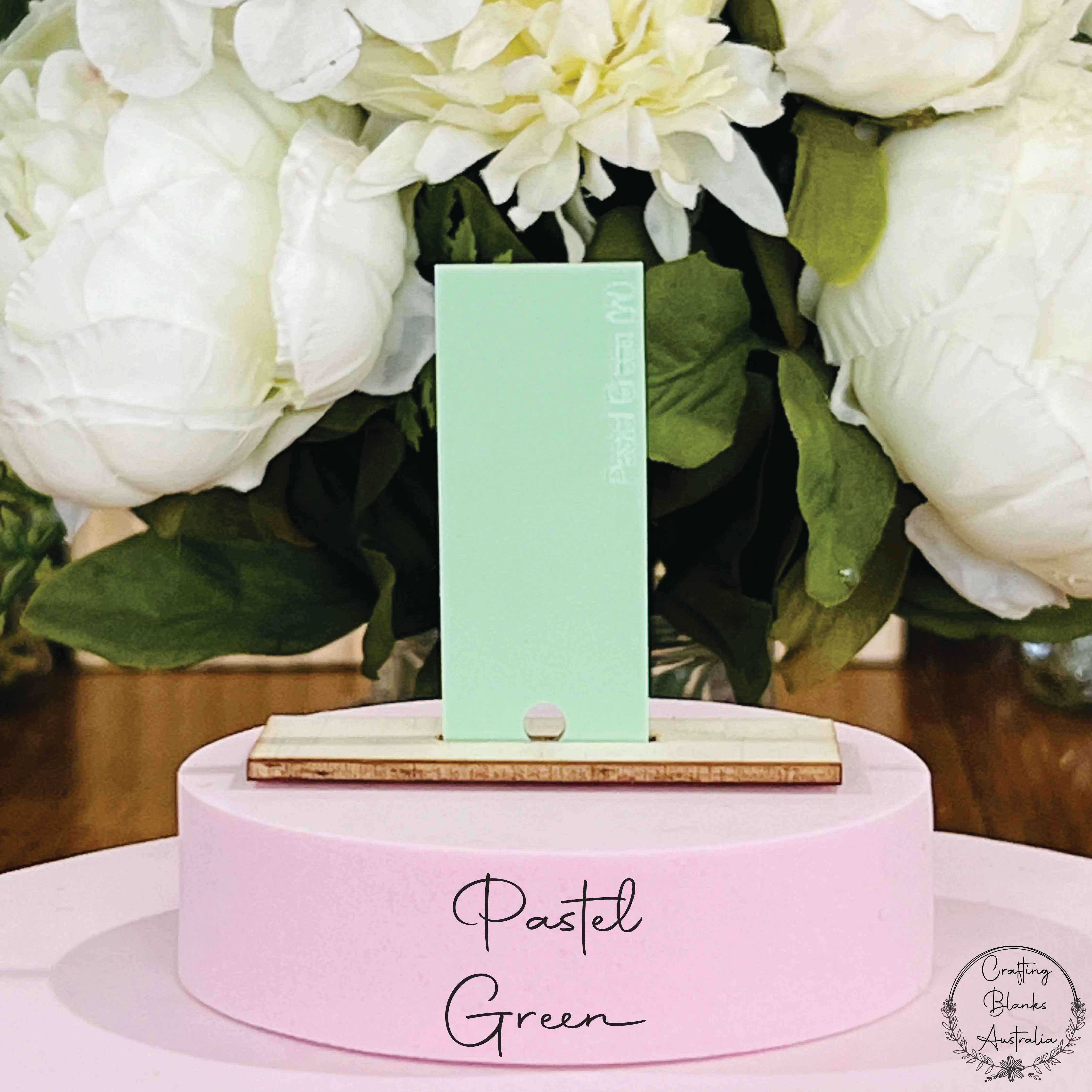 Flower • Arch Blank Tag • 30mm x 60mm