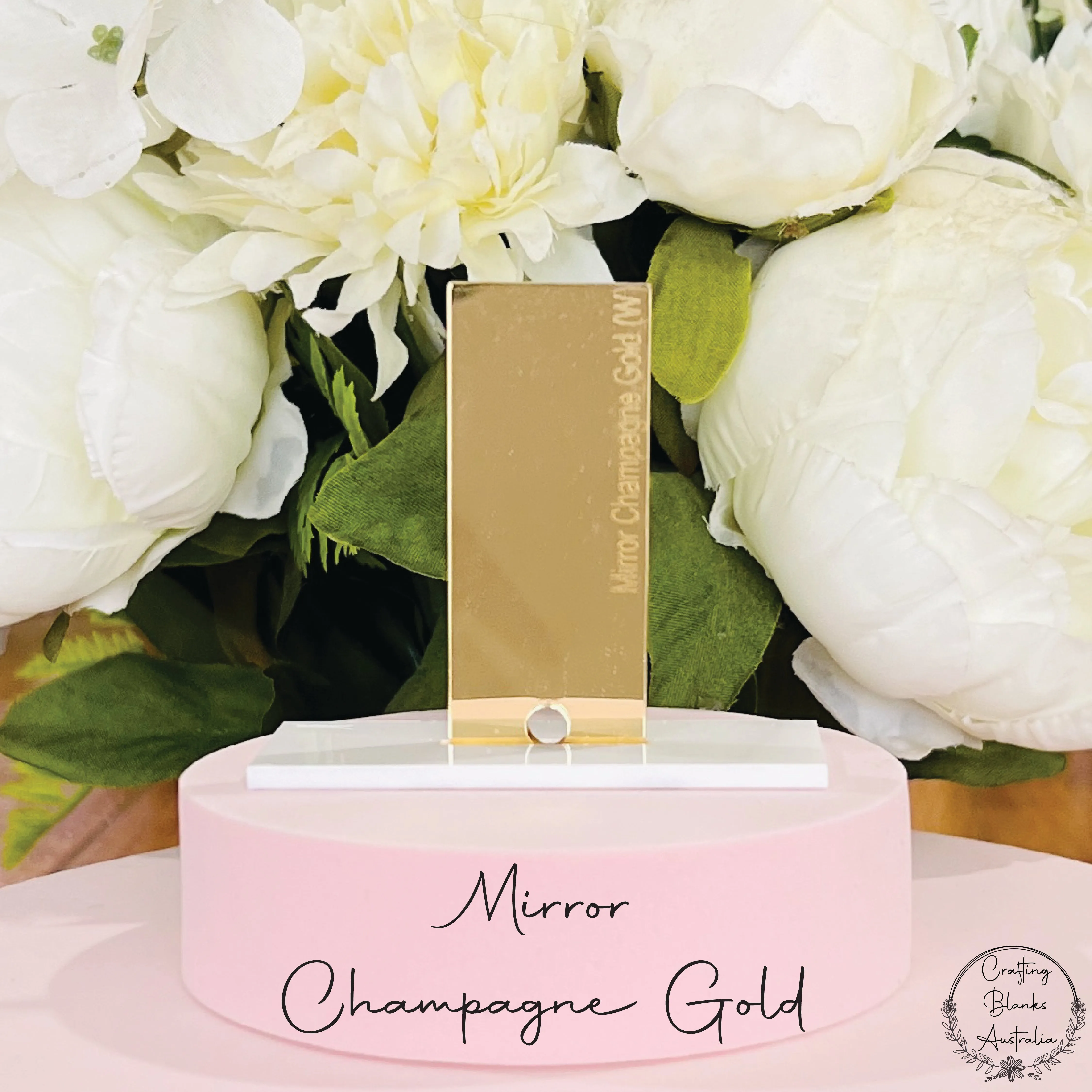 Flower • Arch Blank Tag • 30mm x 60mm