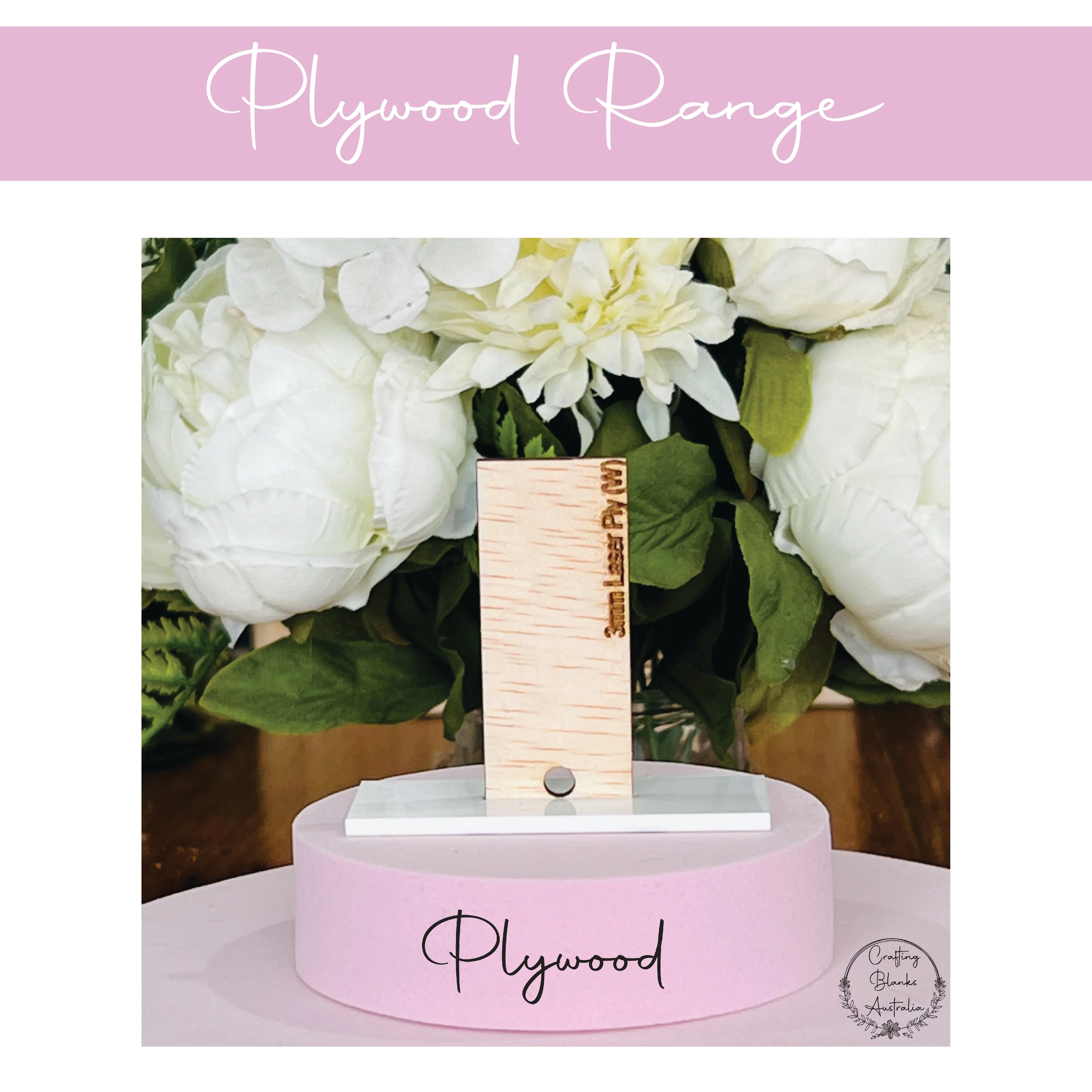 Flower • Arch Blank Tag • 30mm x 60mm
