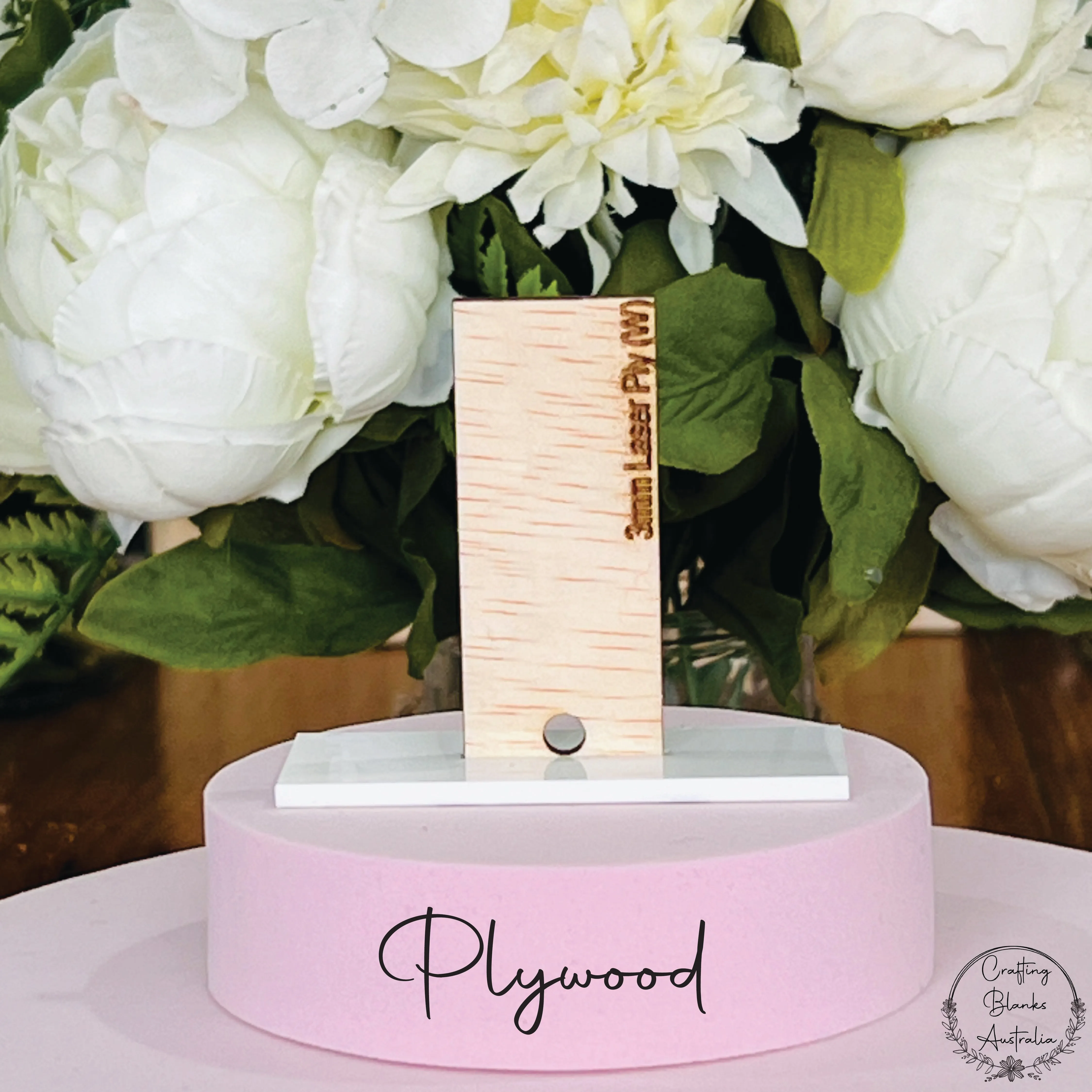 Flower • Arch Blank Tag • 30mm x 60mm