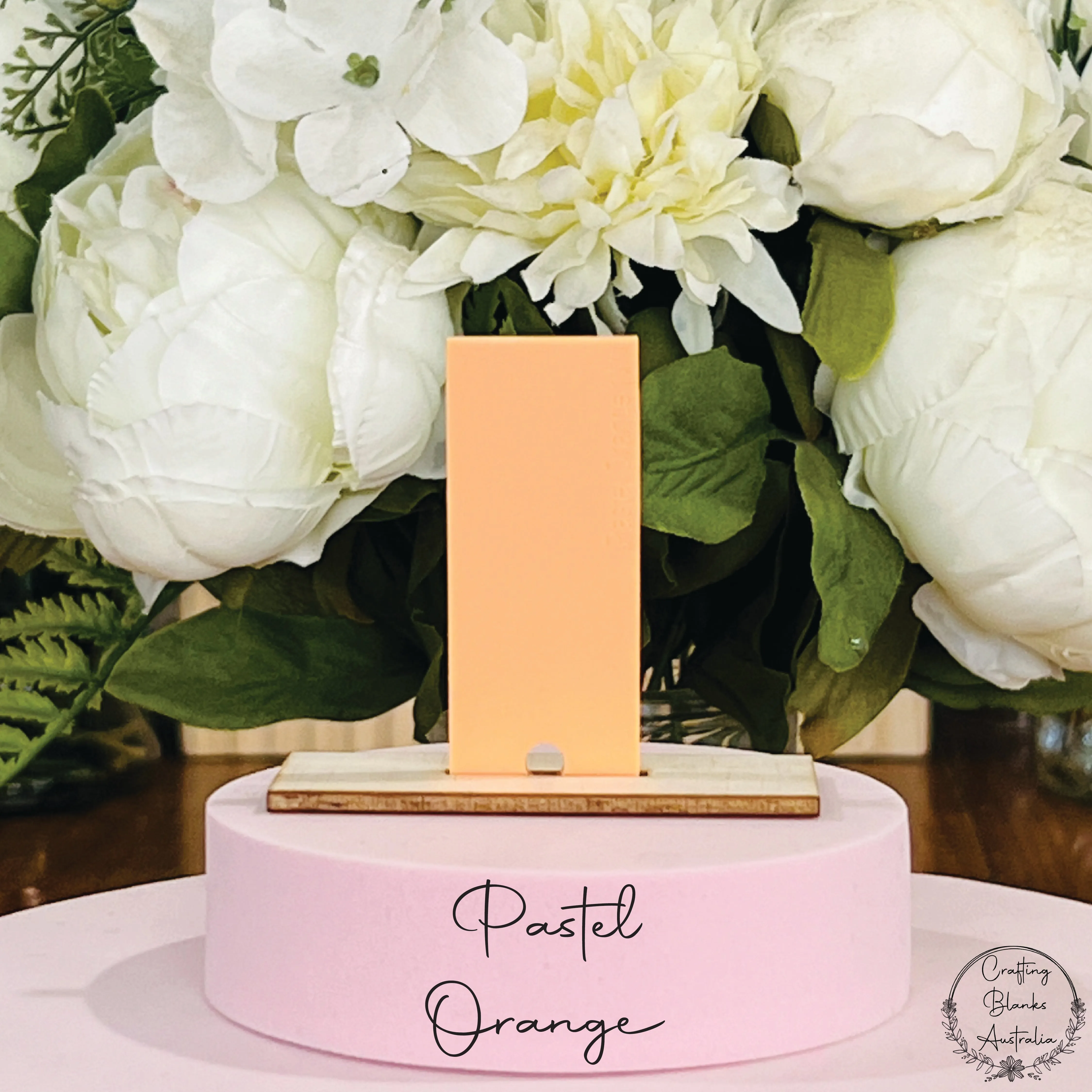 Flower • Arch Blank Tag • 30mm x 60mm