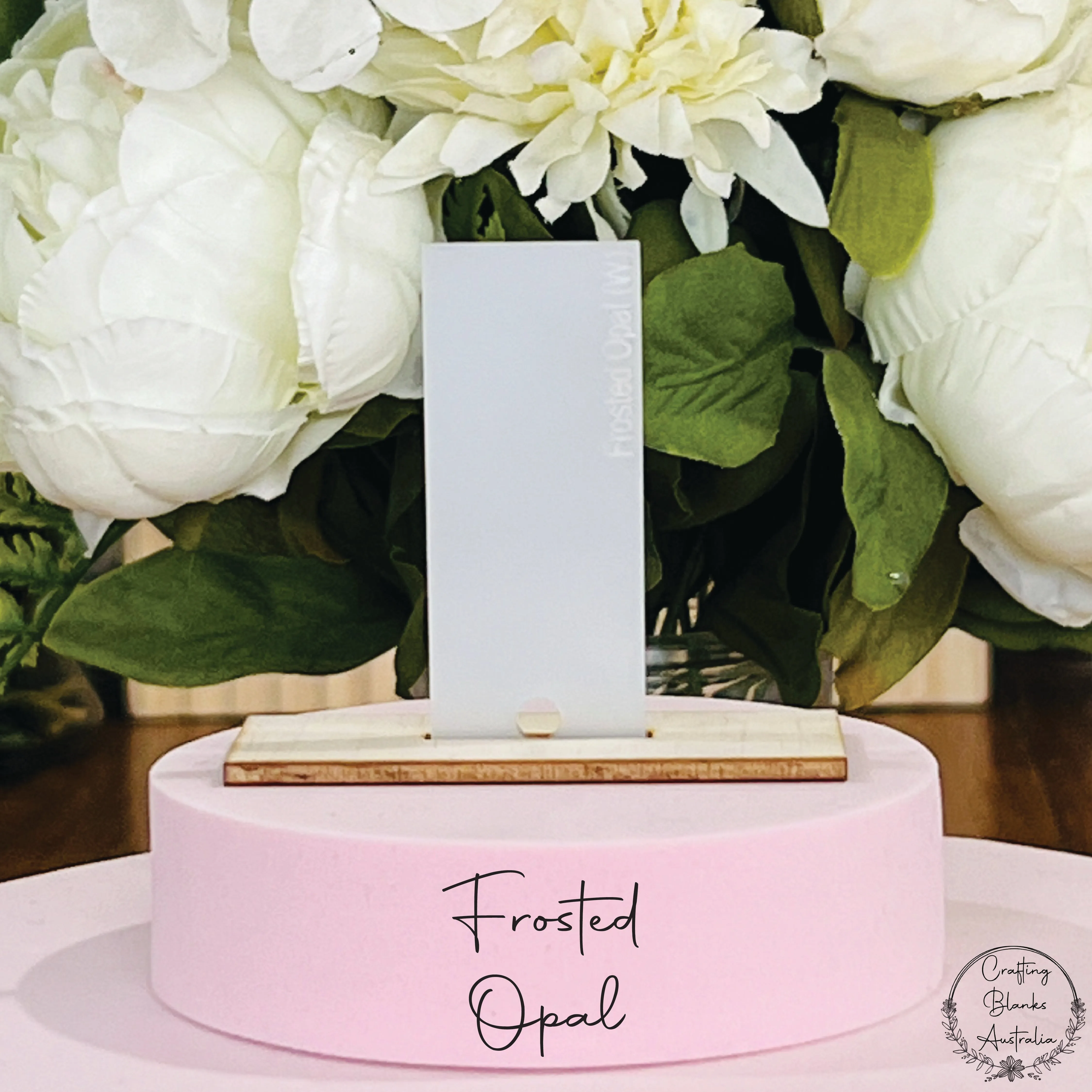 Flower • Arch Blank Tag • 30mm x 60mm