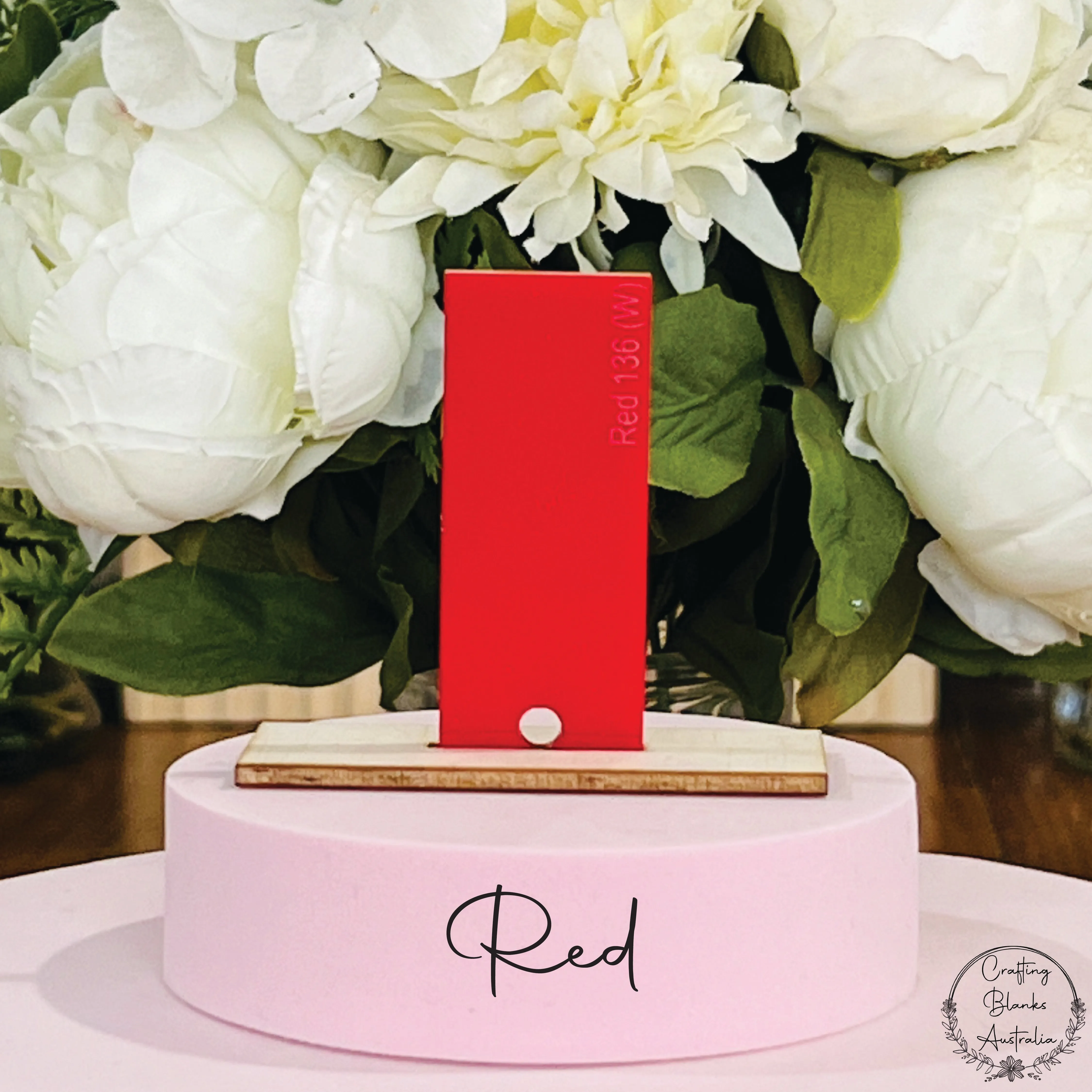 Flower • Arch Blank Tag • 30mm x 60mm