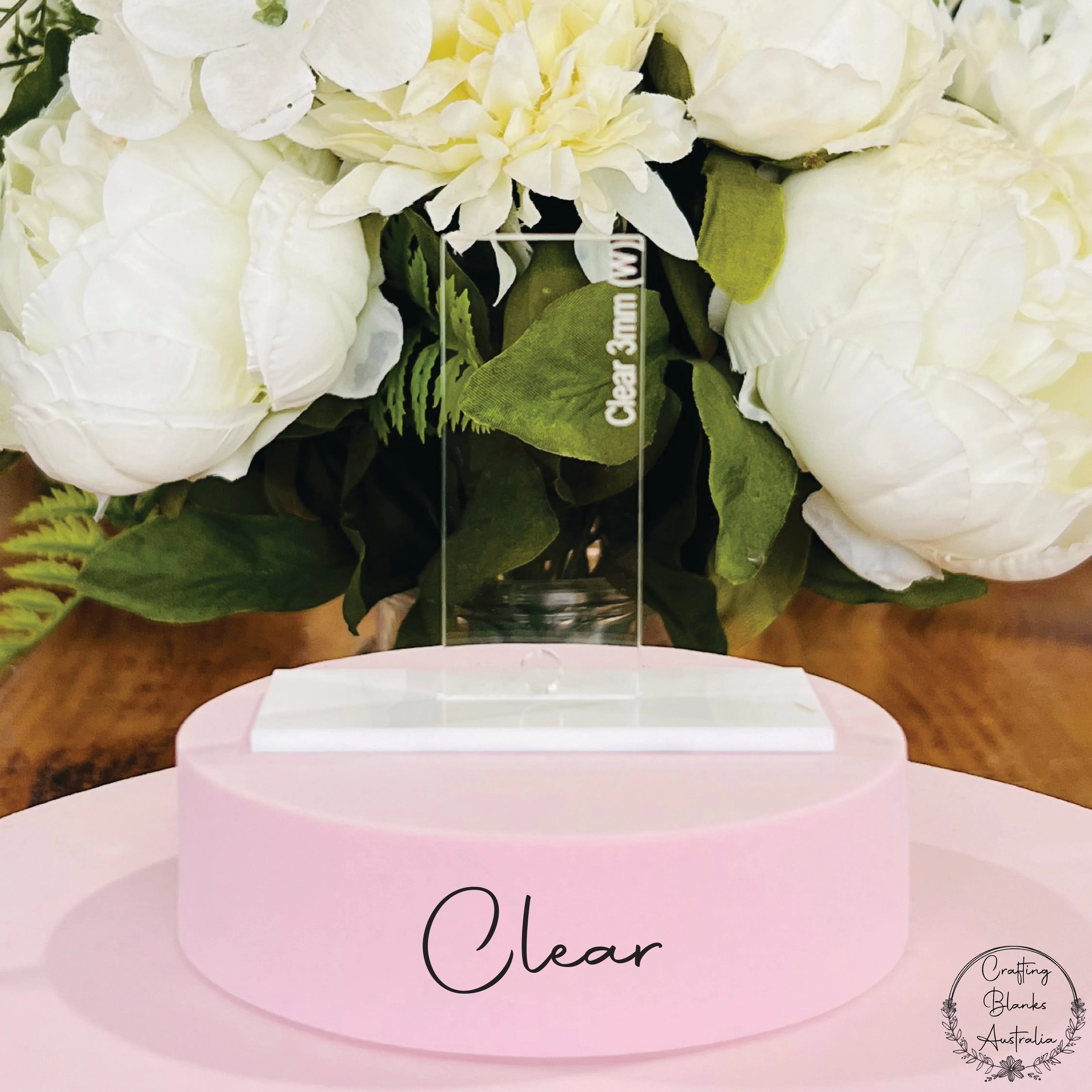 Flower • Arch Blank Tag • 30mm x 60mm