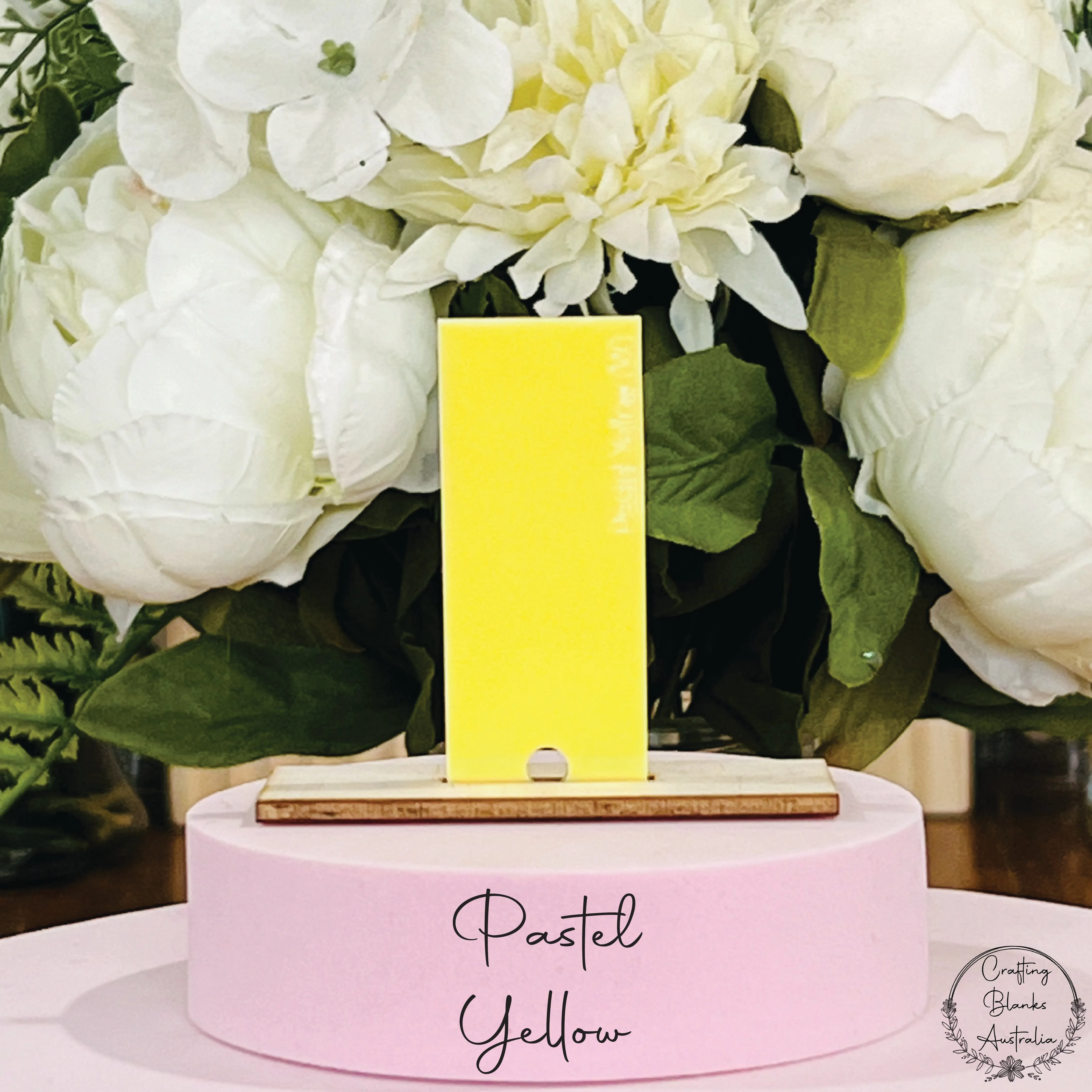 Flower • Arch Blank Tag • 30mm x 60mm