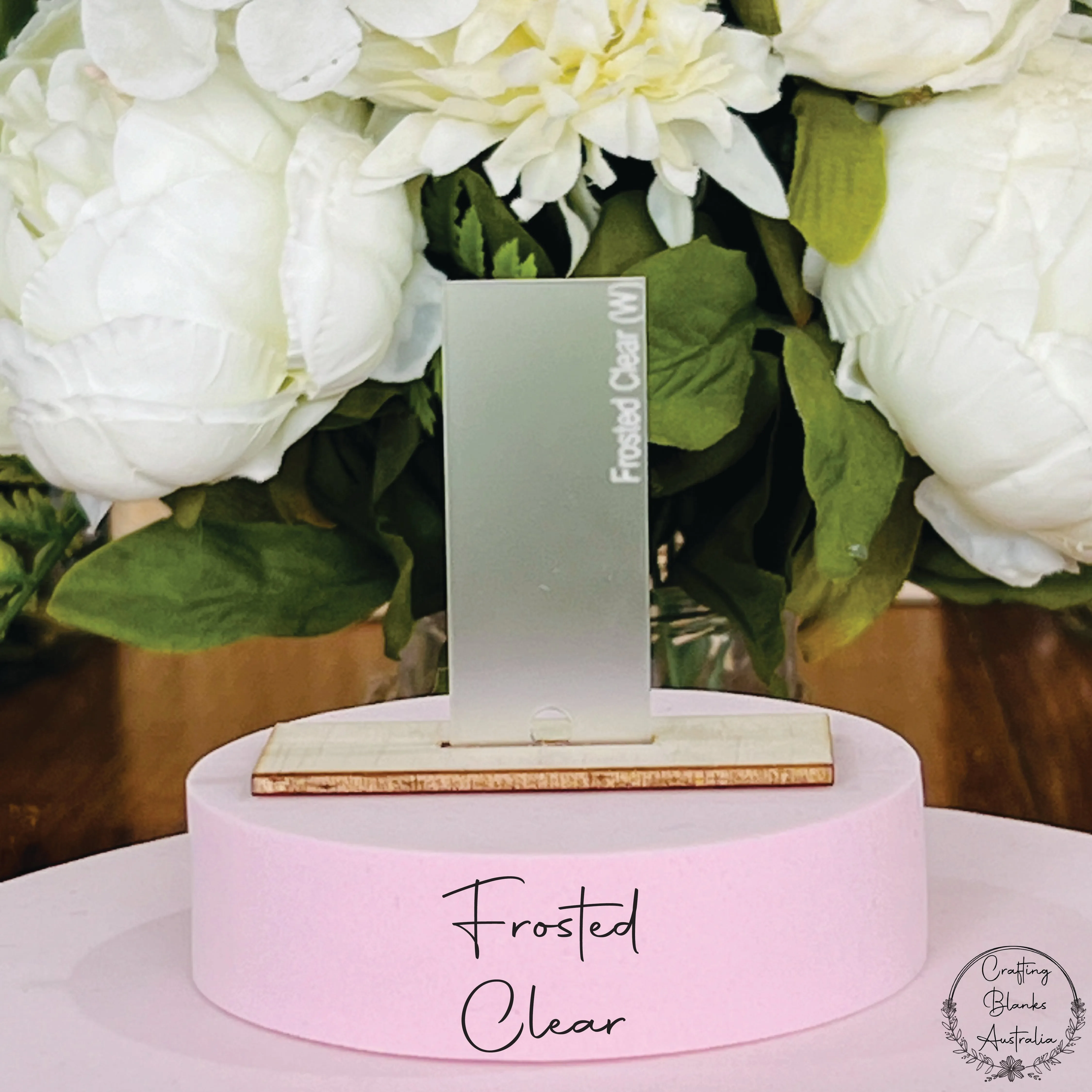 Flower • Arch Blank Tag • 30mm x 60mm