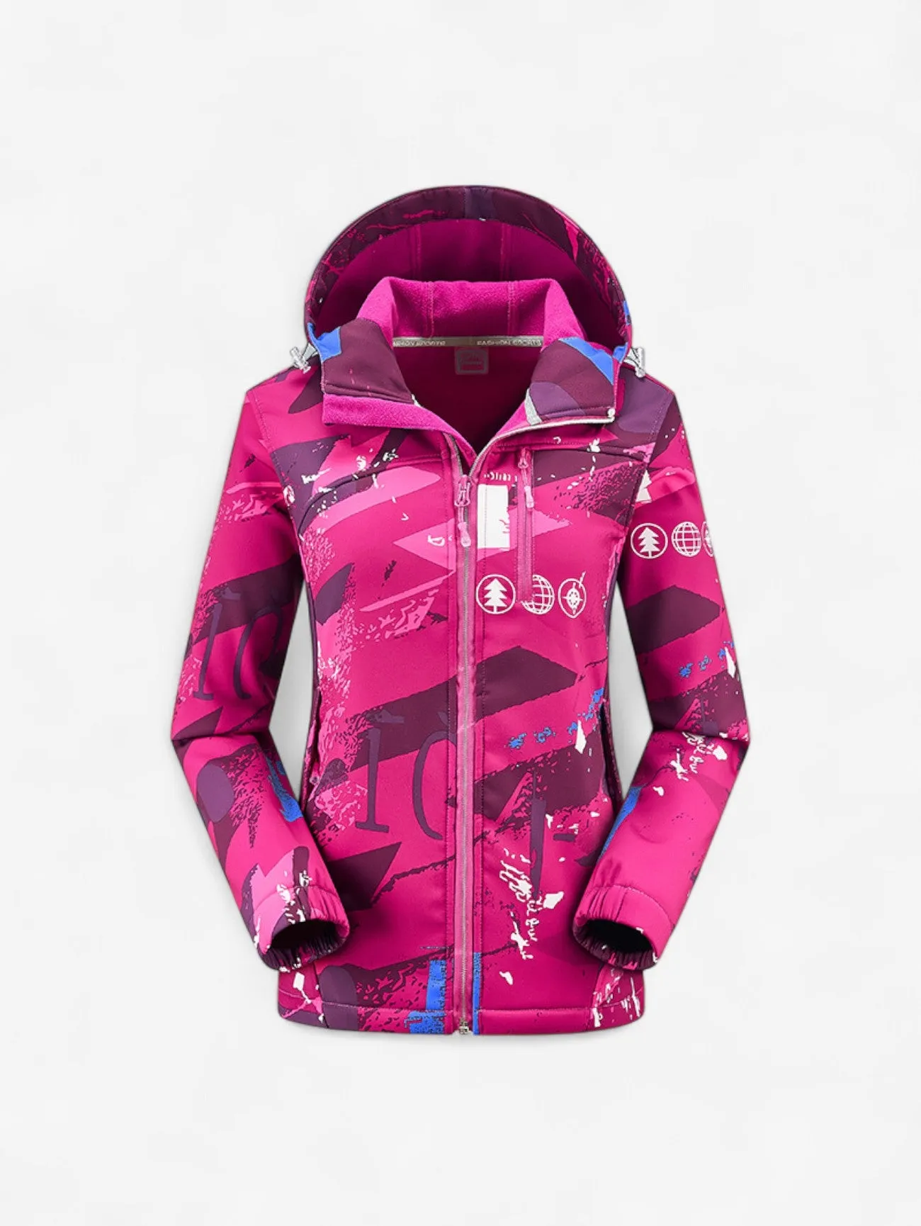 Foxes | Women's Outdoor Waterproof Hooded Printed Jacket
