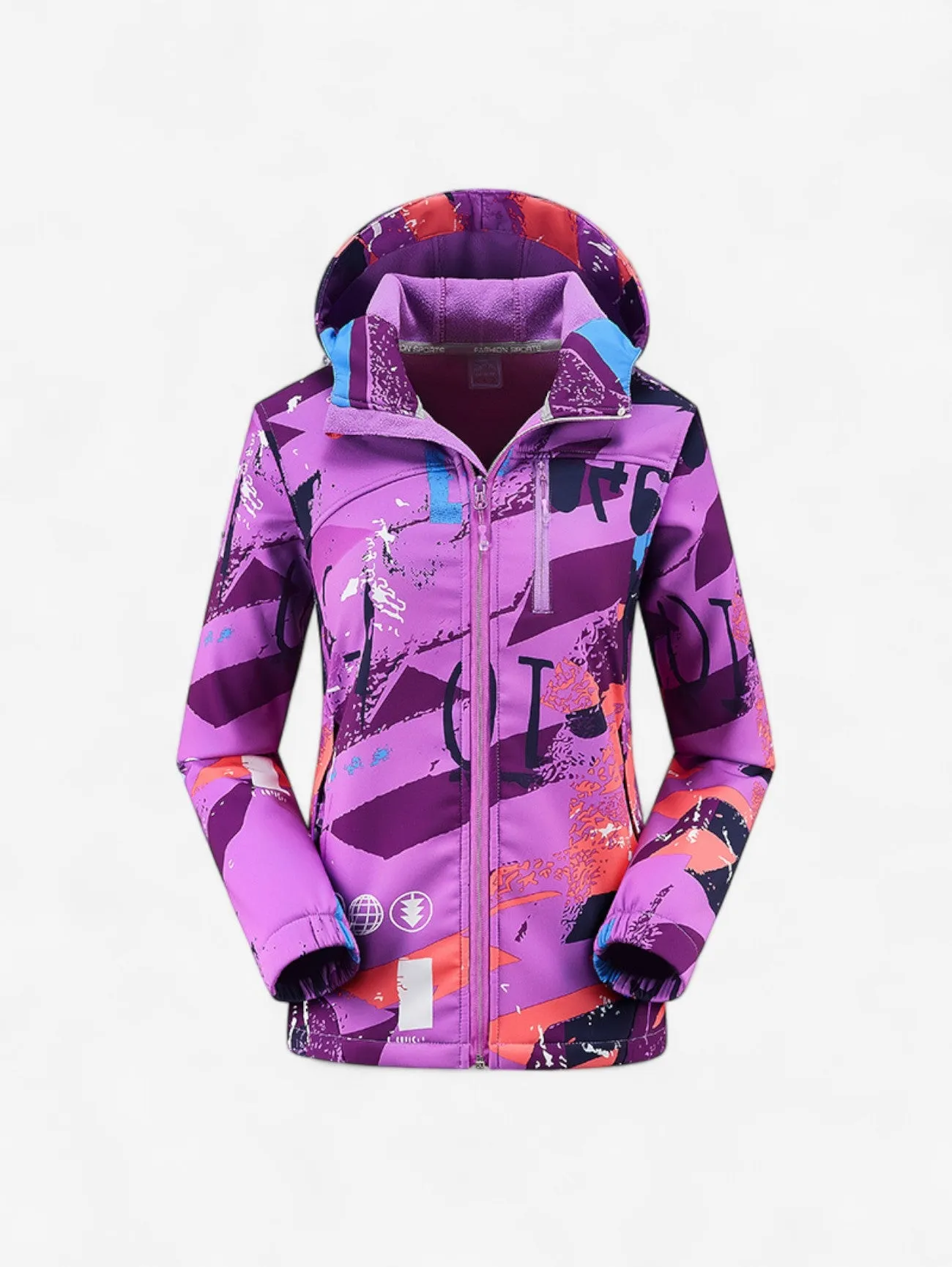 Foxes | Women's Outdoor Waterproof Hooded Printed Jacket