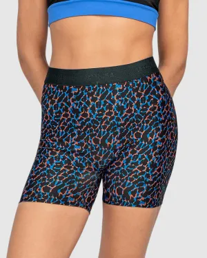 Full Coverage High-Waisted Graphic Active Short