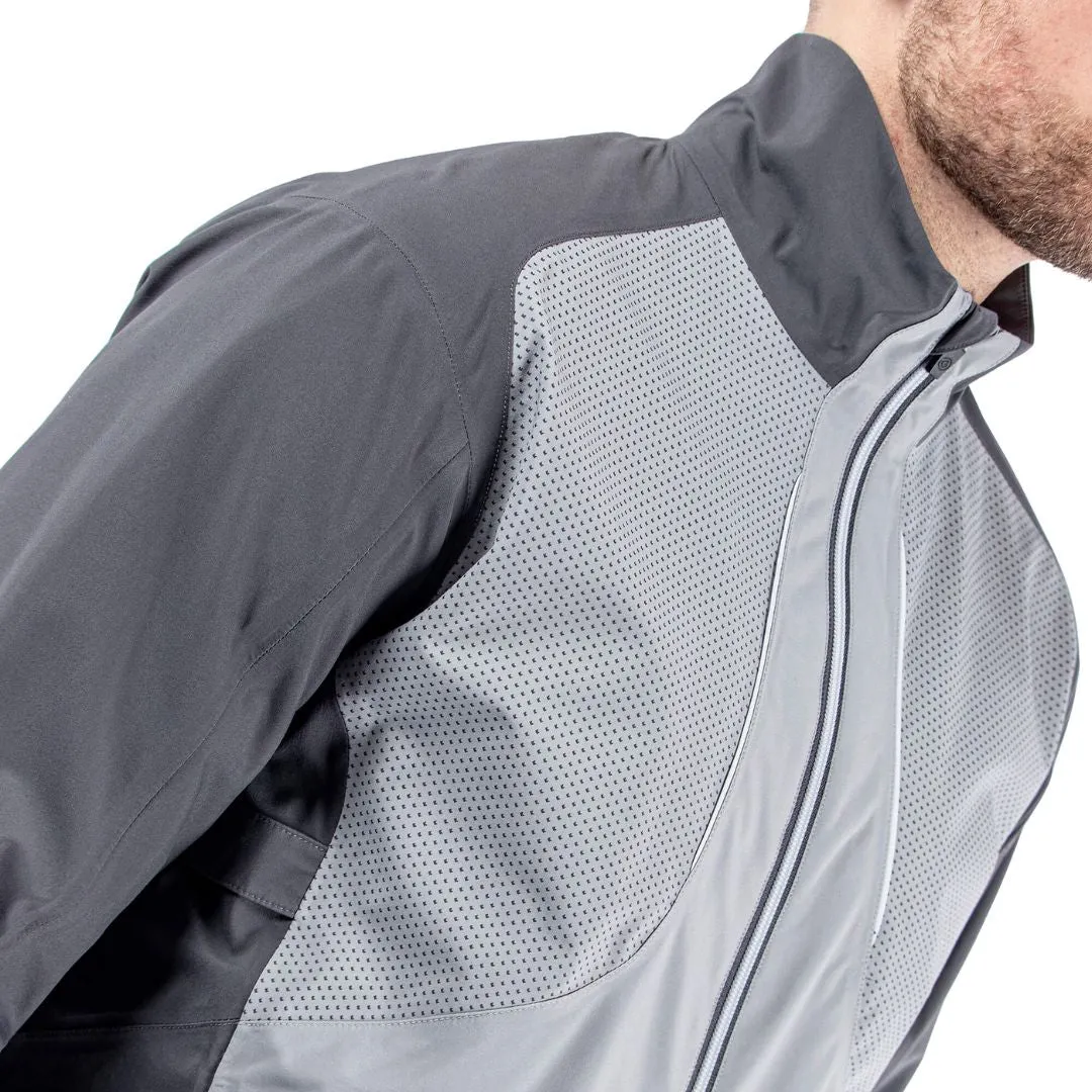 Galvin Green Albert Waterproof Golf Jacket (Forged Iron/Sharkskin/Cool Grey)