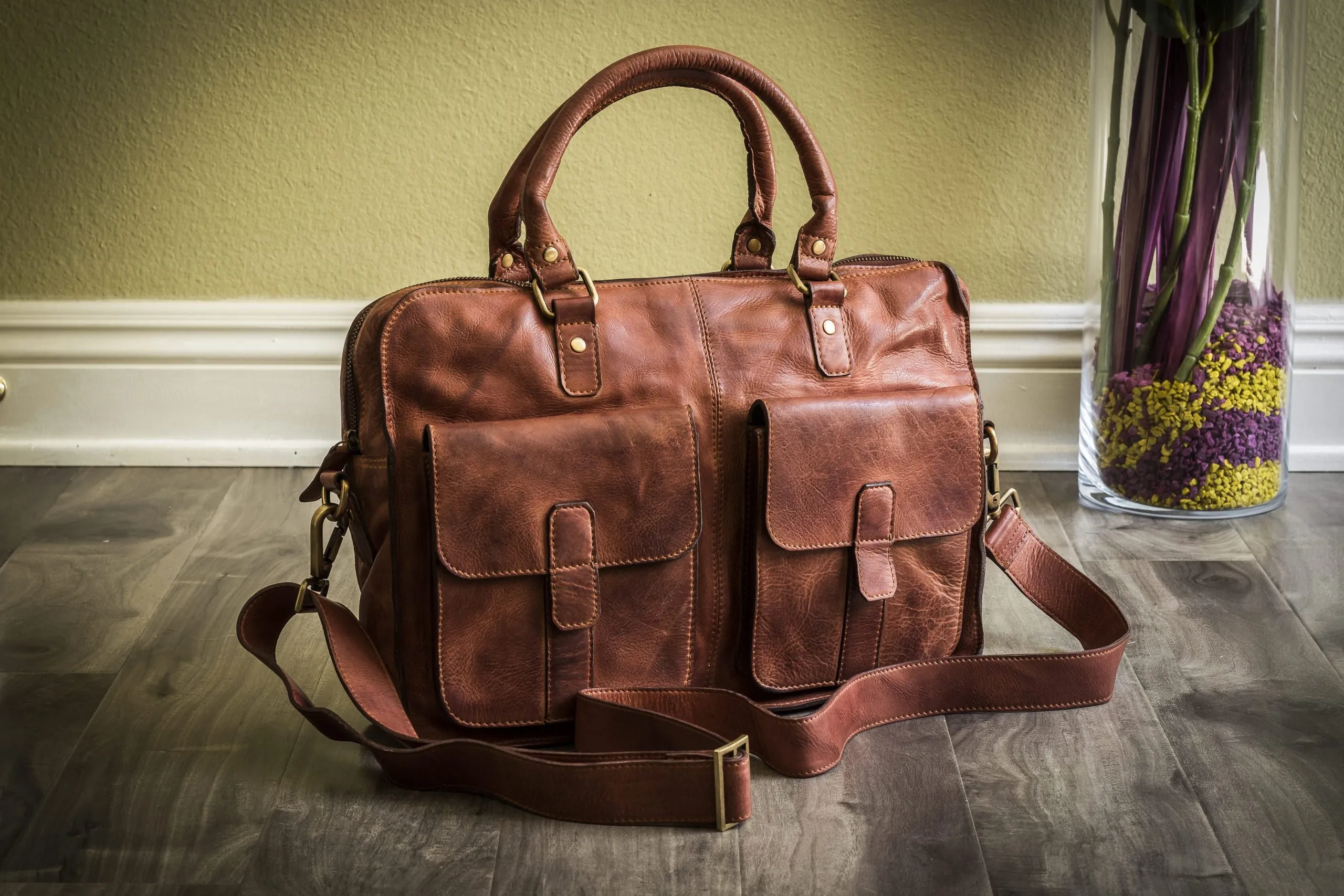 Genuine Leather  Briefcase