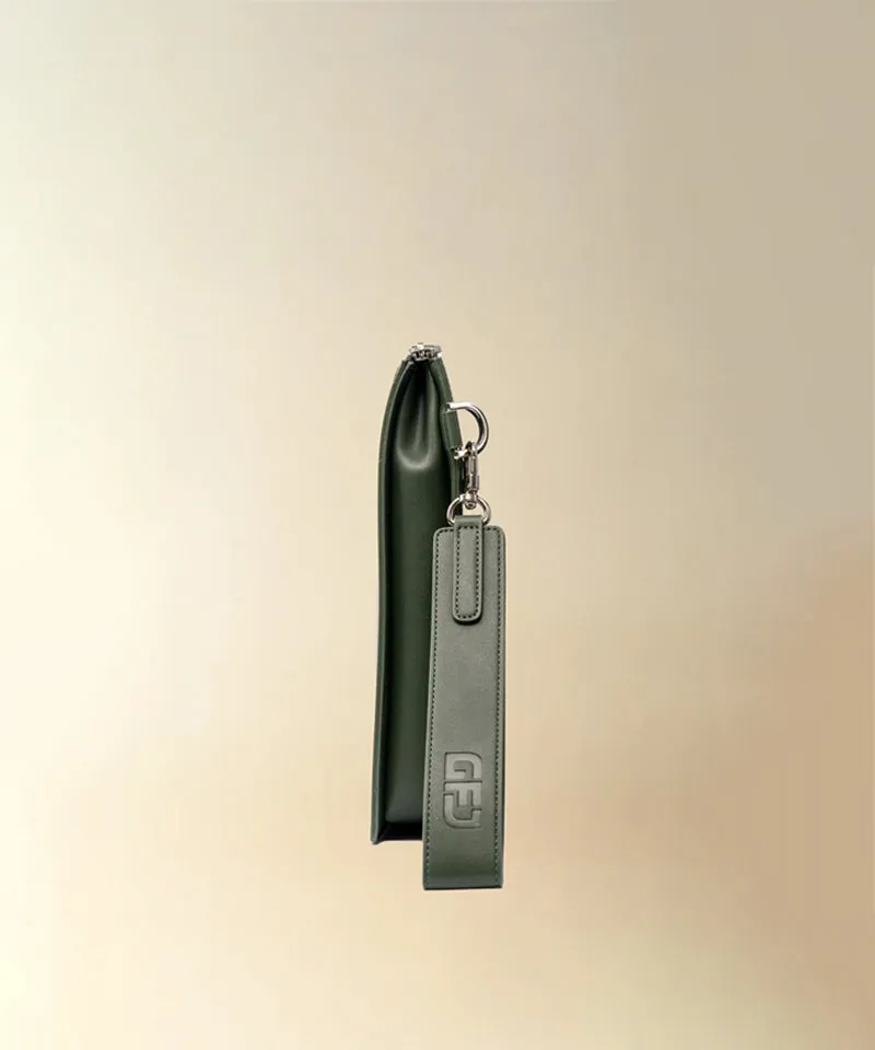 GFJ Golf Men's Glam Embo Clutch - Khaki