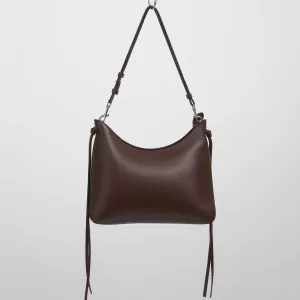 GIG BAG | cognac leather with silver