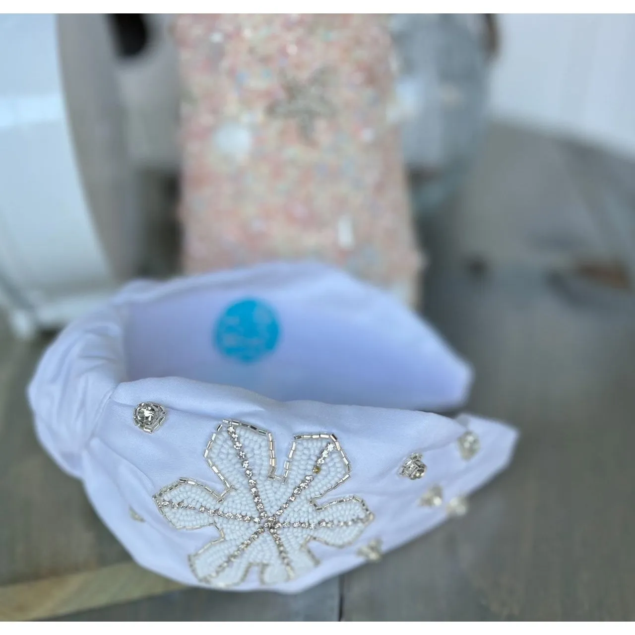 Glam Snowflake Beaded Headband - OBX Prep Exclusive.
