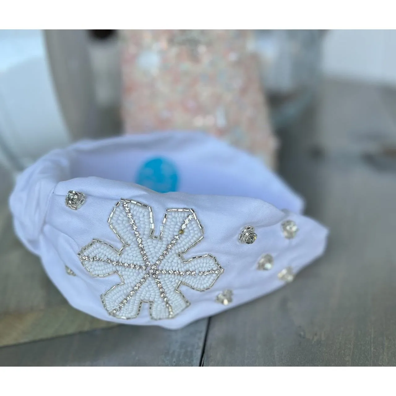 Glam Snowflake Beaded Headband - OBX Prep Exclusive.