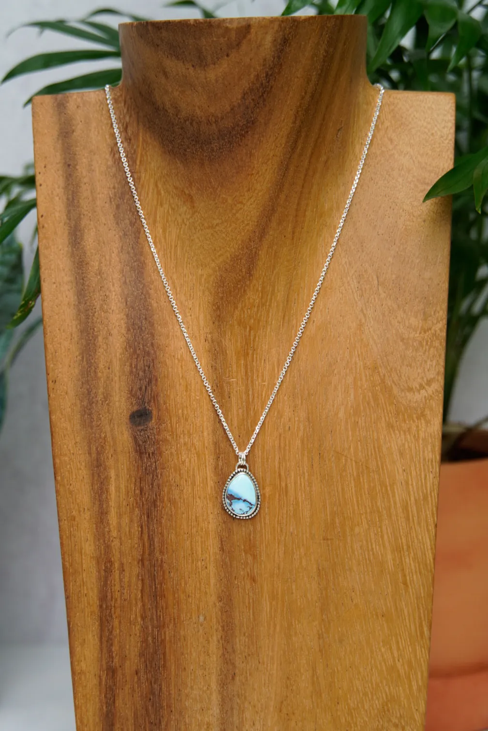 Golden Hills Turquoise Drop Necklace