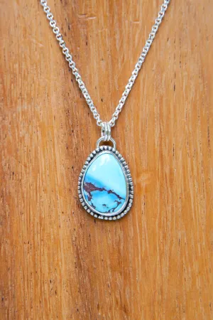 Golden Hills Turquoise Drop Necklace