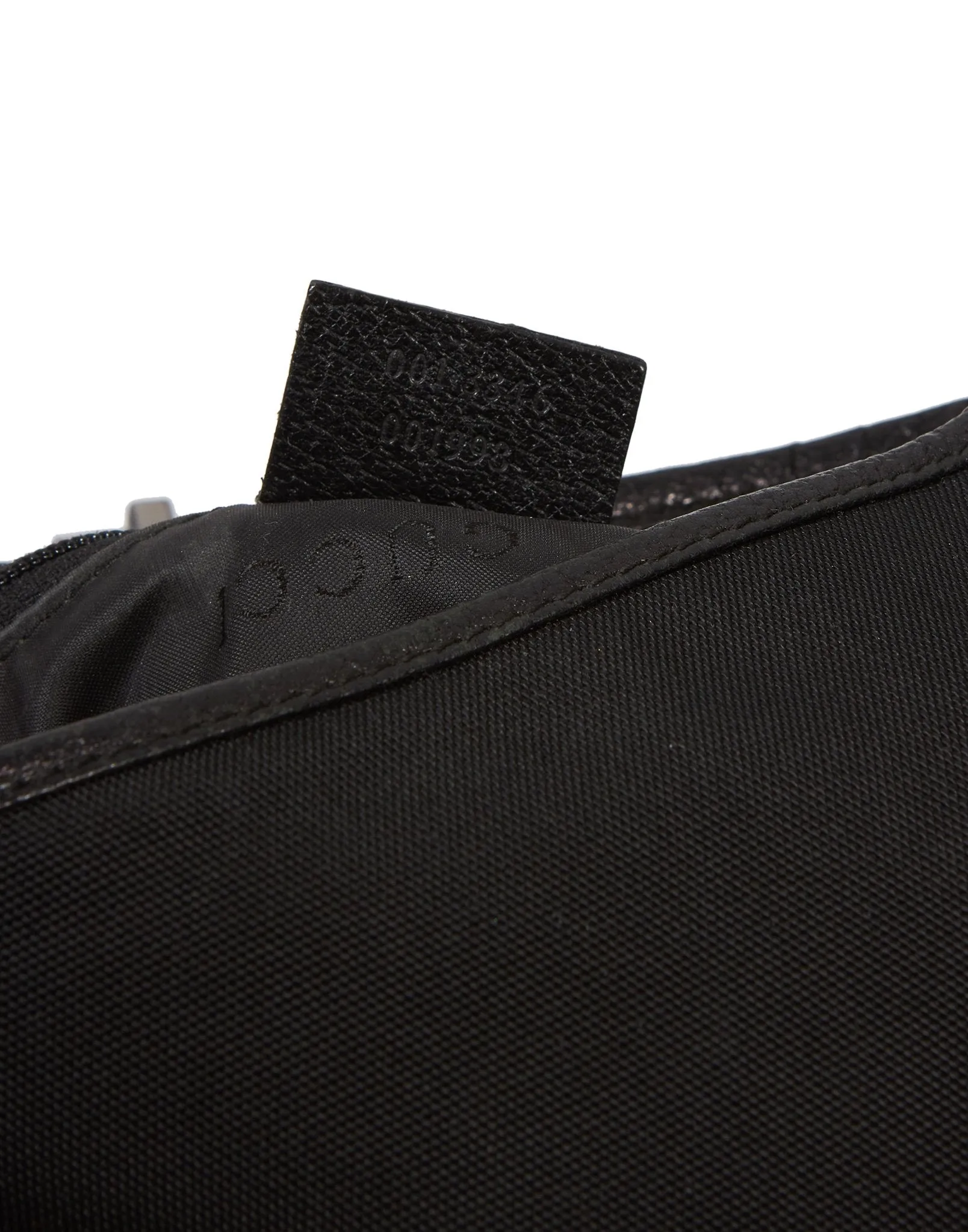 Gucci Black Canvas Jackie Hobo Shoulder Bag