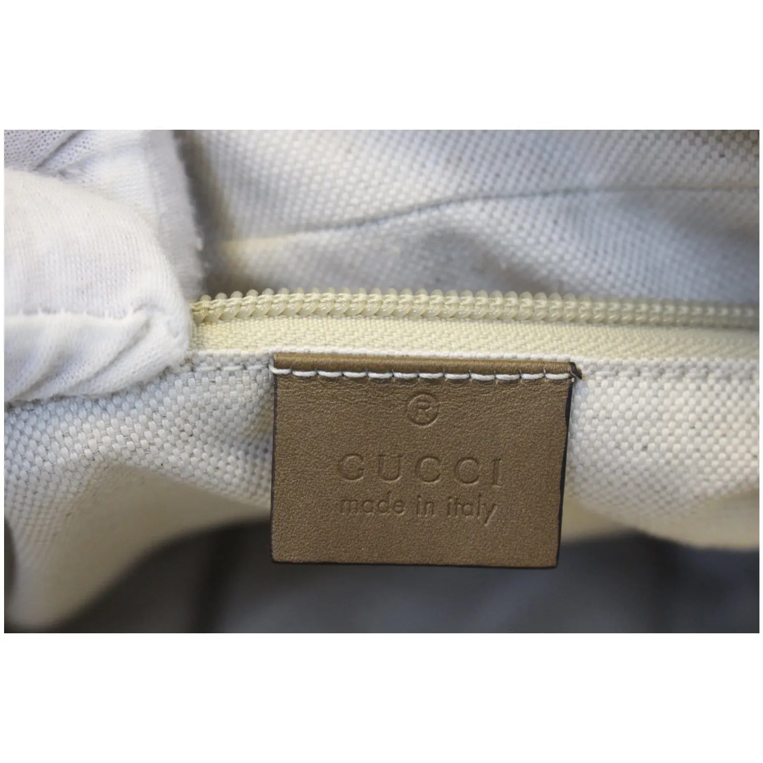GUCCI Diamante Men's Briefcase Travel Bag Beige 296148