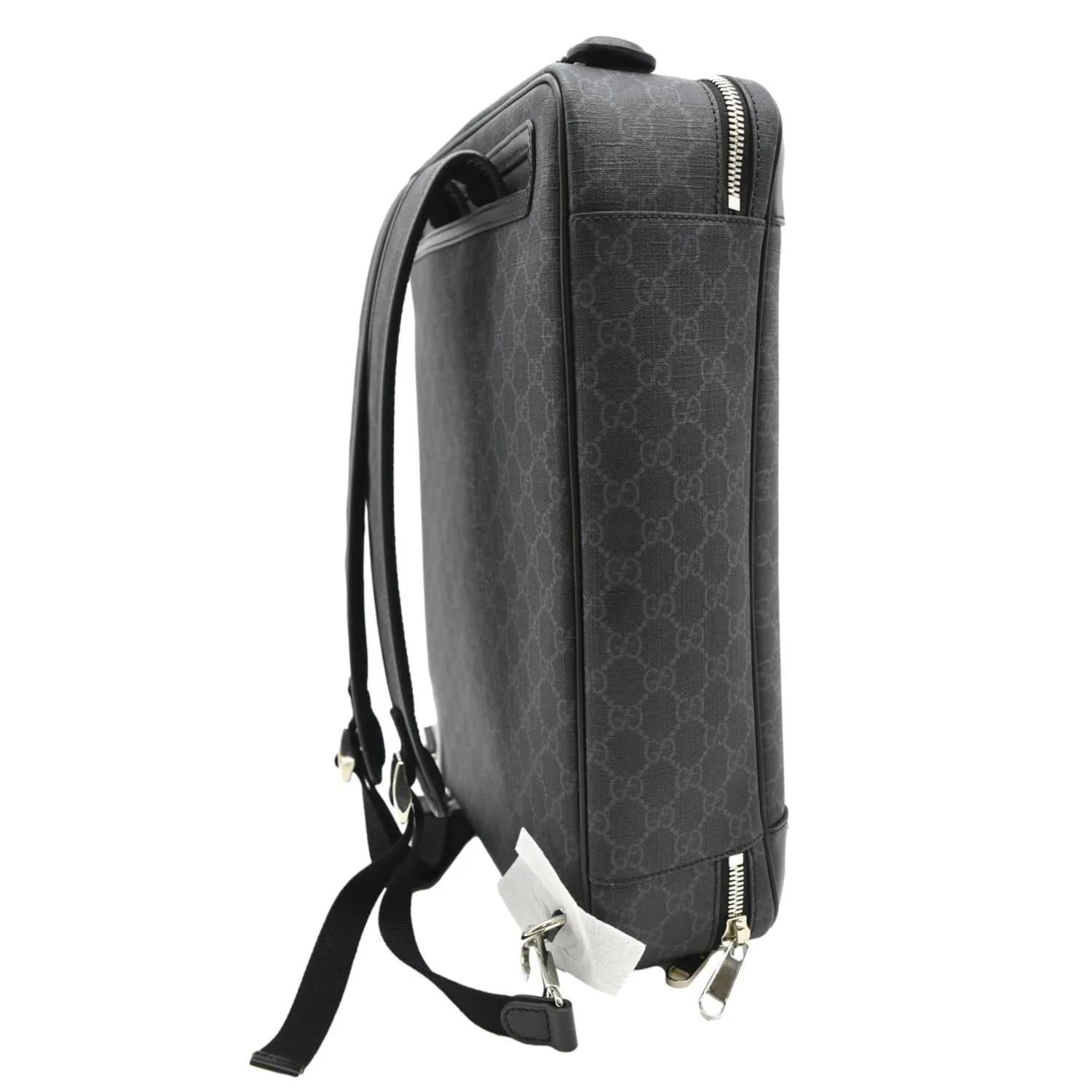 GUCCI GG Briefcase Supreme Canvas Backpack Bag Black 658543