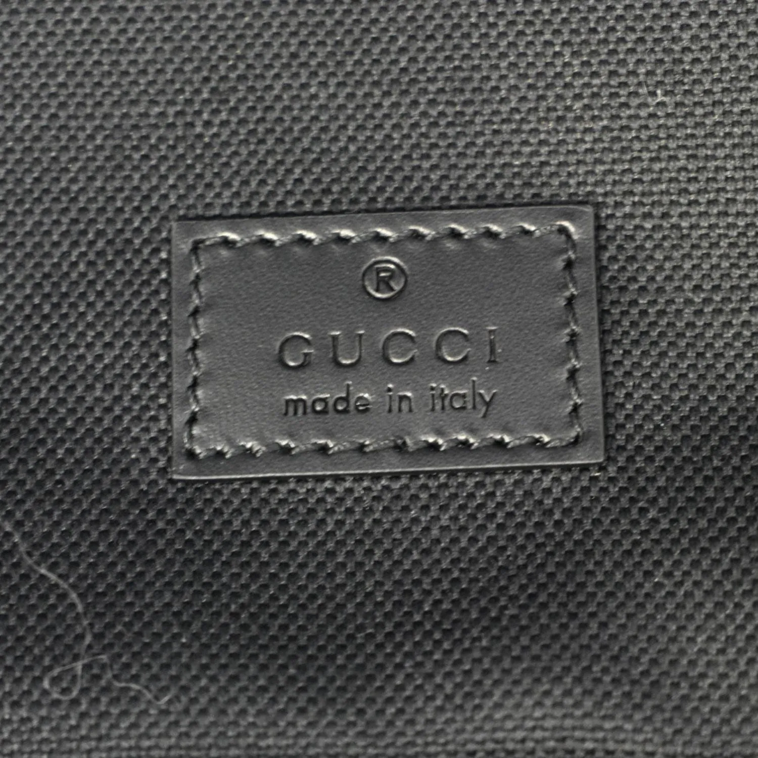 GUCCI GG Briefcase Supreme Canvas Backpack Bag Black 658543