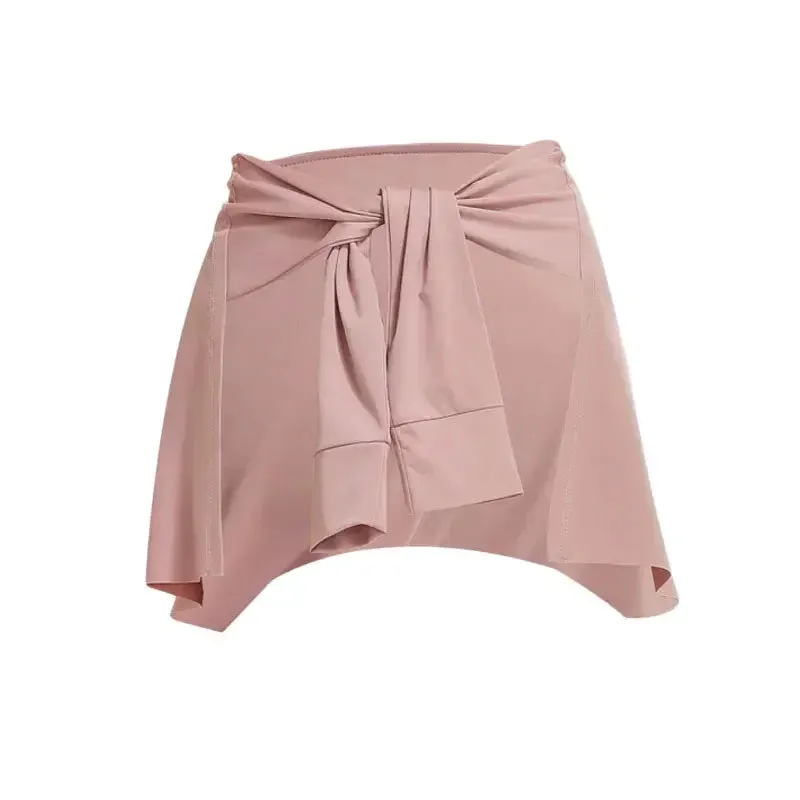 Gym Skirt - Wrap Covering Buttocks Workout Fitness Wear, Dance Ballet Skirts for Women, Sport Yoga Dress Short Thigh Cover Skirt