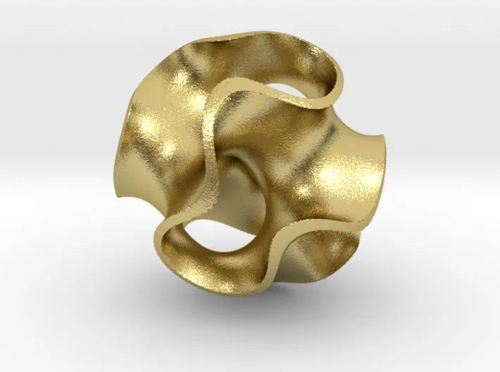 Gyroid Necklace (Metal)