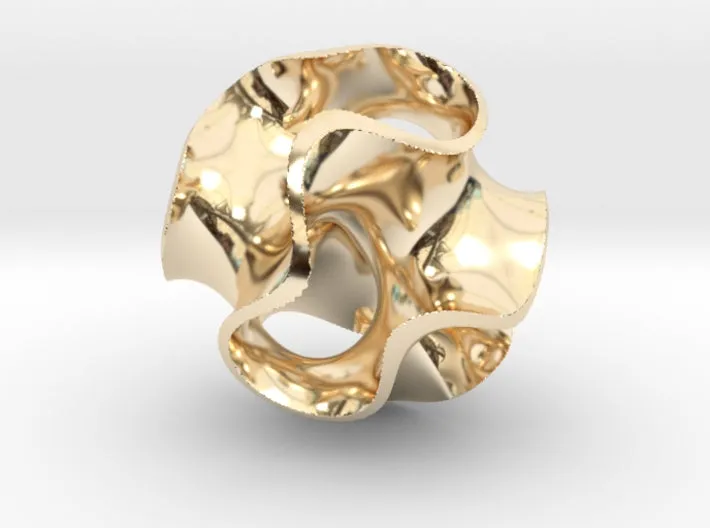 Gyroid Necklace (Metal)