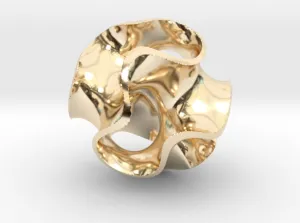 Gyroid Necklace (Metal)