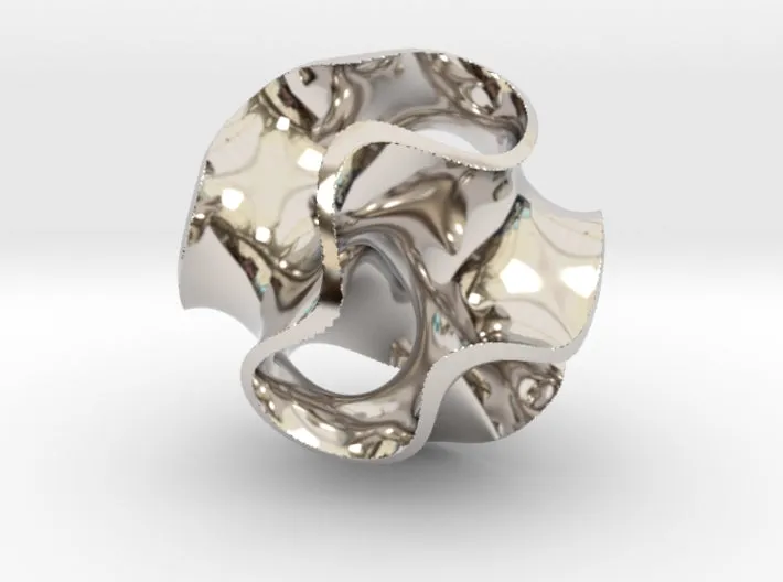 Gyroid Necklace (Metal)