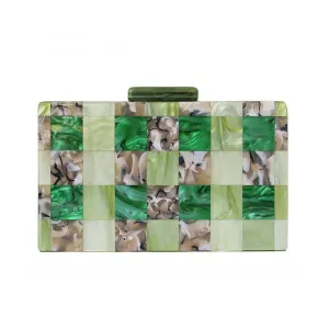 Handmade Acrylic Clutch Bag for Lady Evening Party Shoulder Handbags