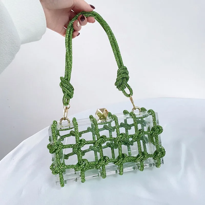 Hera Rope Box Clutch