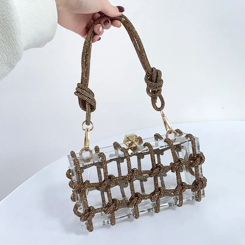 Hera Rope Box Clutch