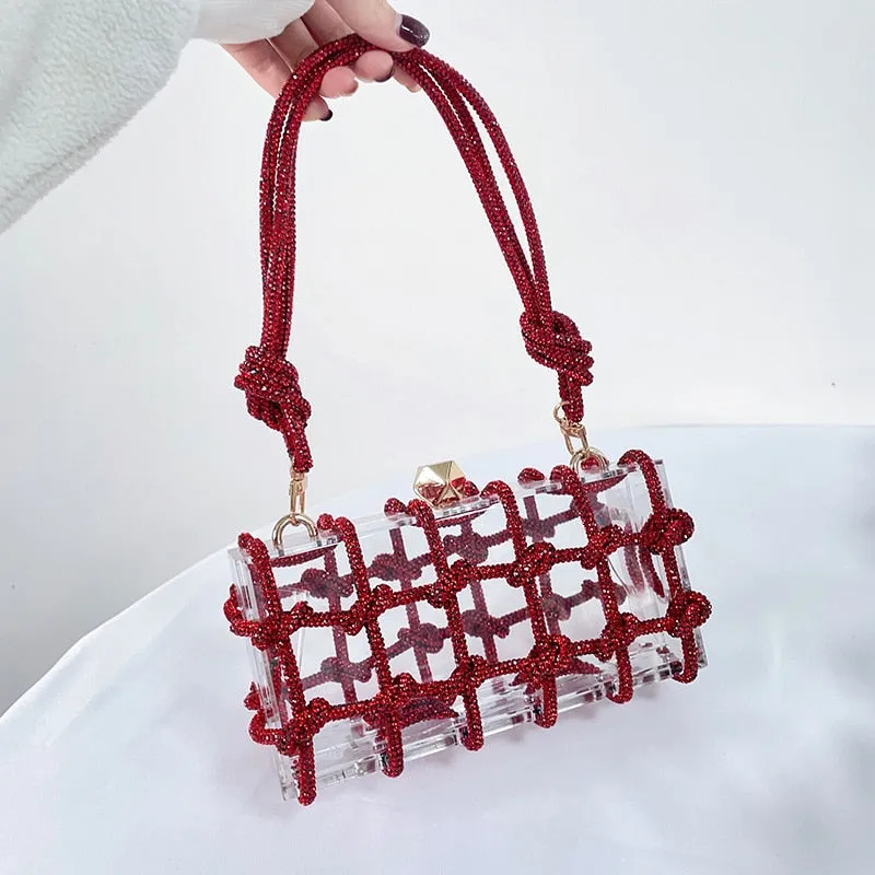 Hera Rope Box Clutch