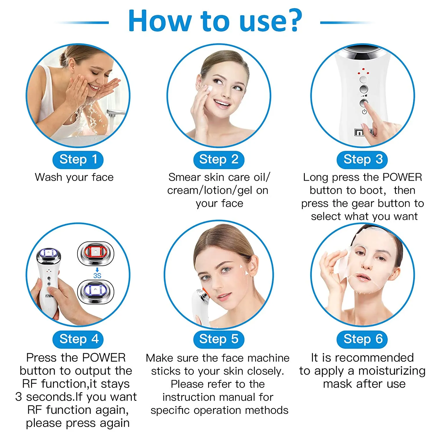 HIFU Facial Lifting Machine for Body and Face Skin Tightening Anti Aging Anti Wrinkles