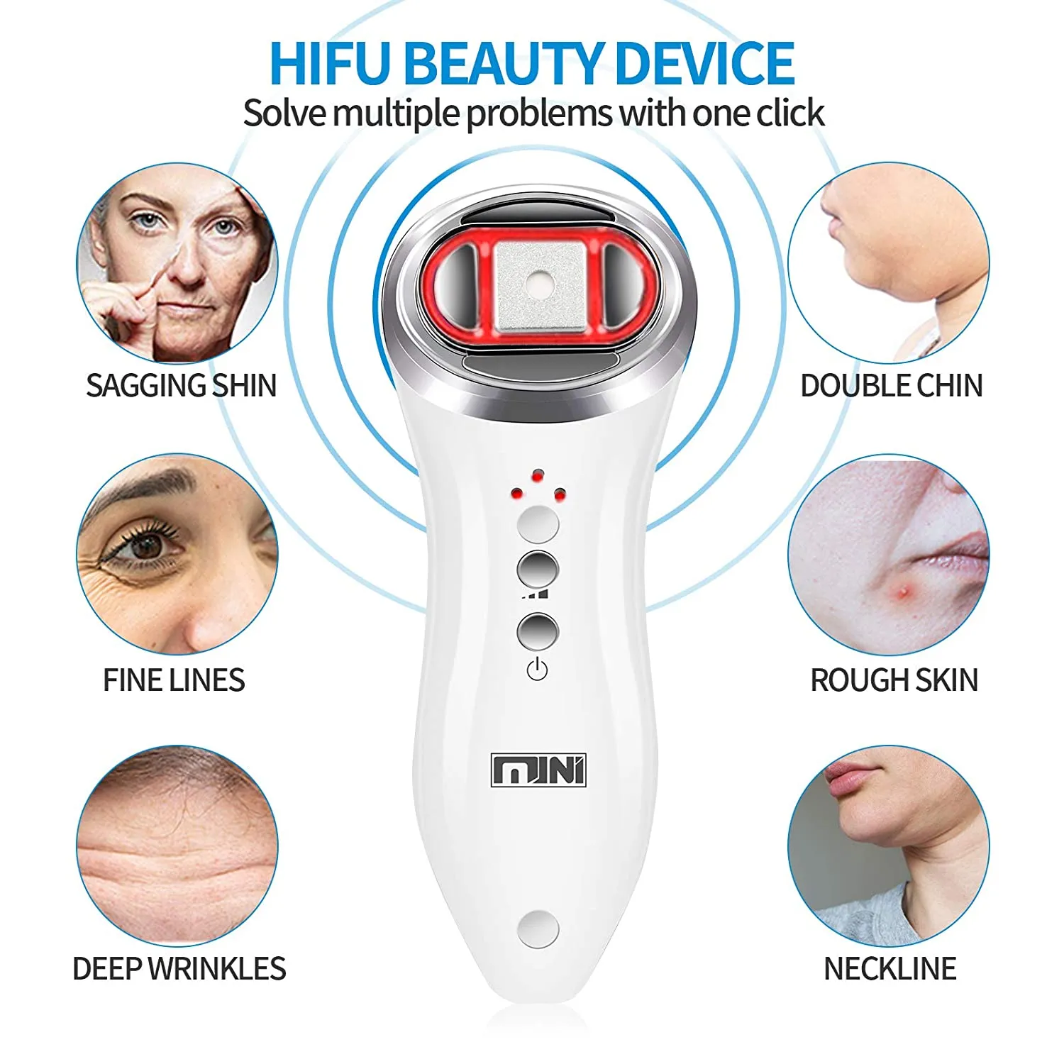 HIFU Facial Lifting Machine for Body and Face Skin Tightening Anti Aging Anti Wrinkles