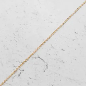 Infinity Anklet in 14k Gold