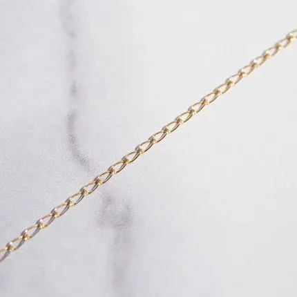 Infinity Anklet in 14k Gold