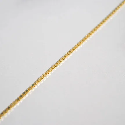Infinity Anklet in 14k Gold