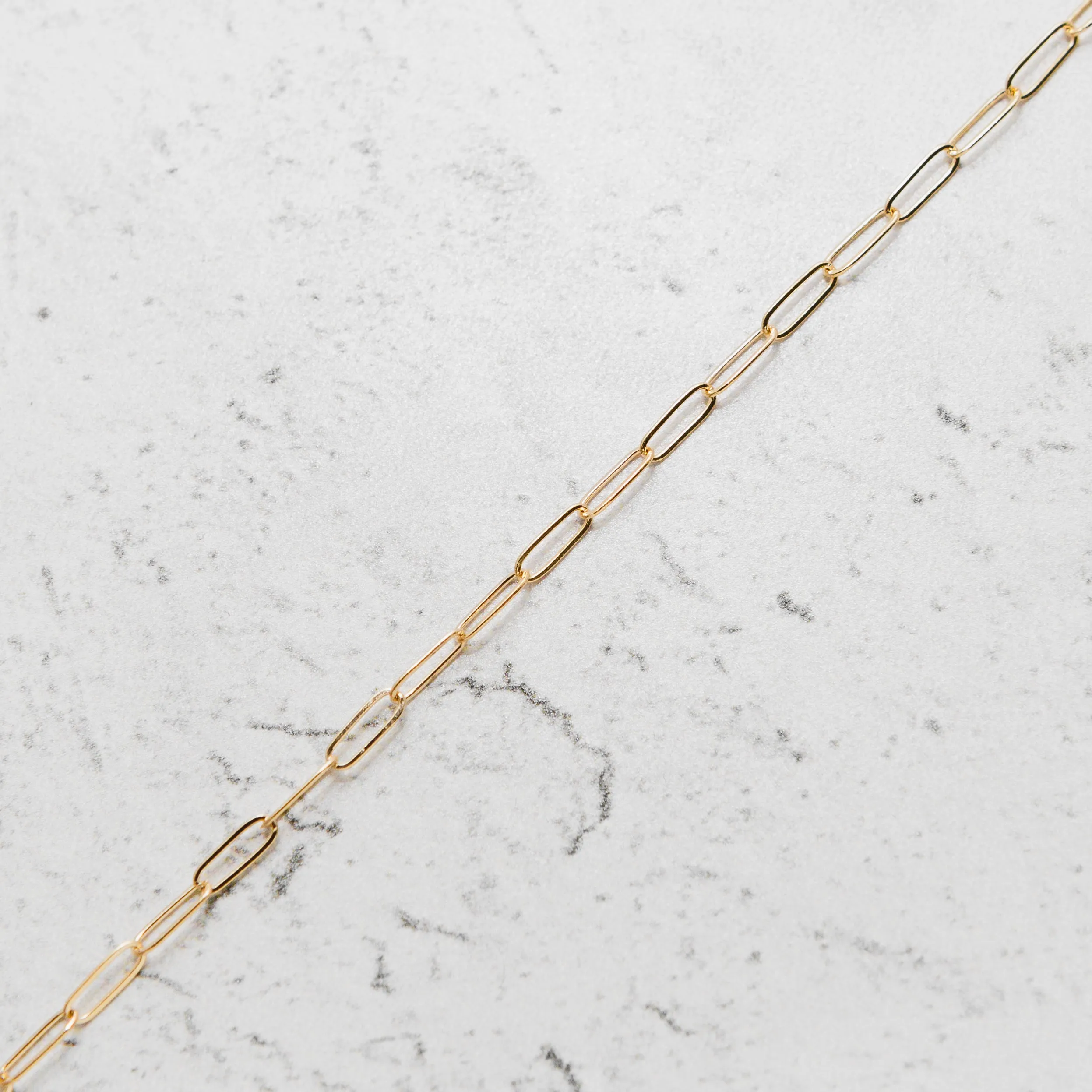 Infinity Anklet in 14k Gold