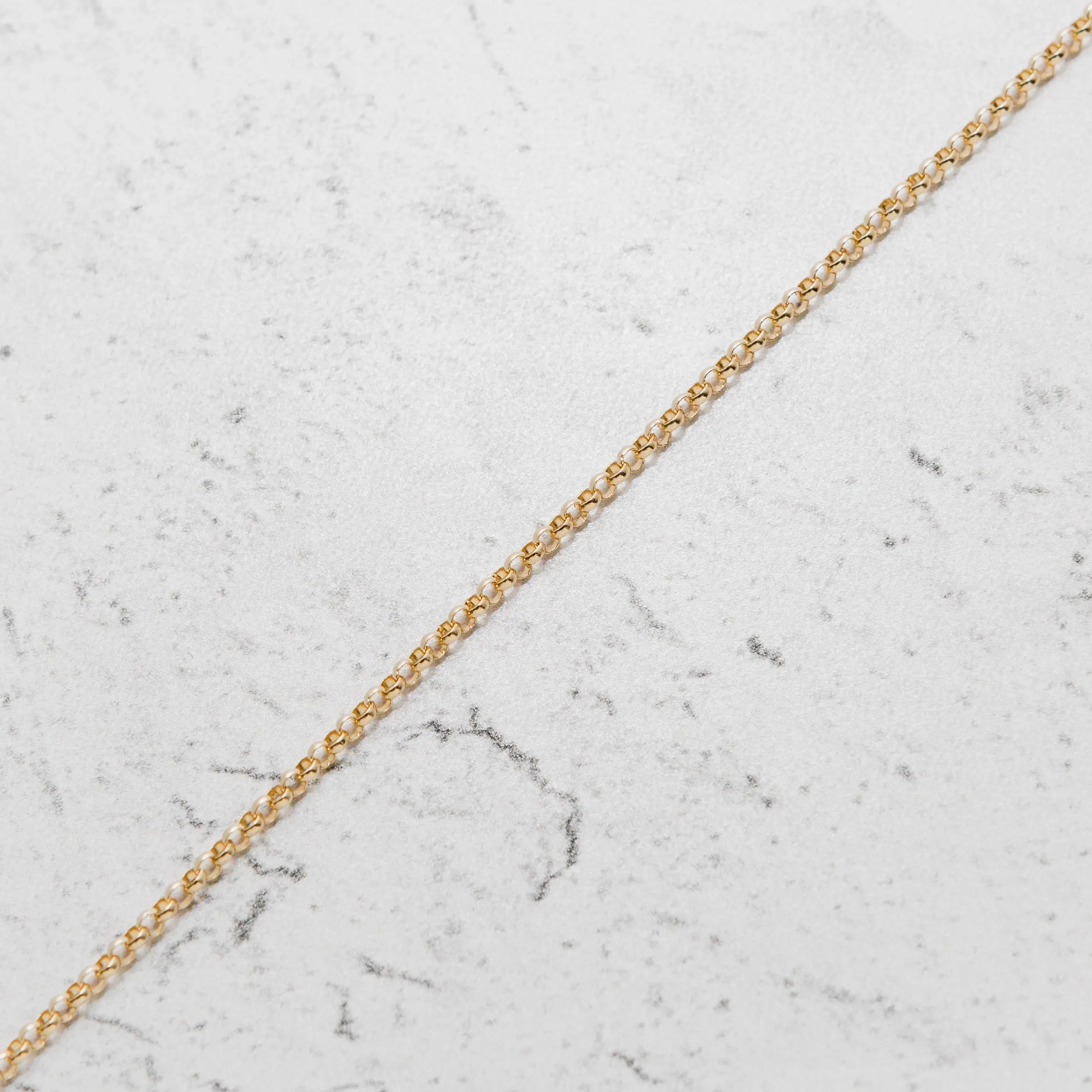 Infinity Anklet in 14k Gold